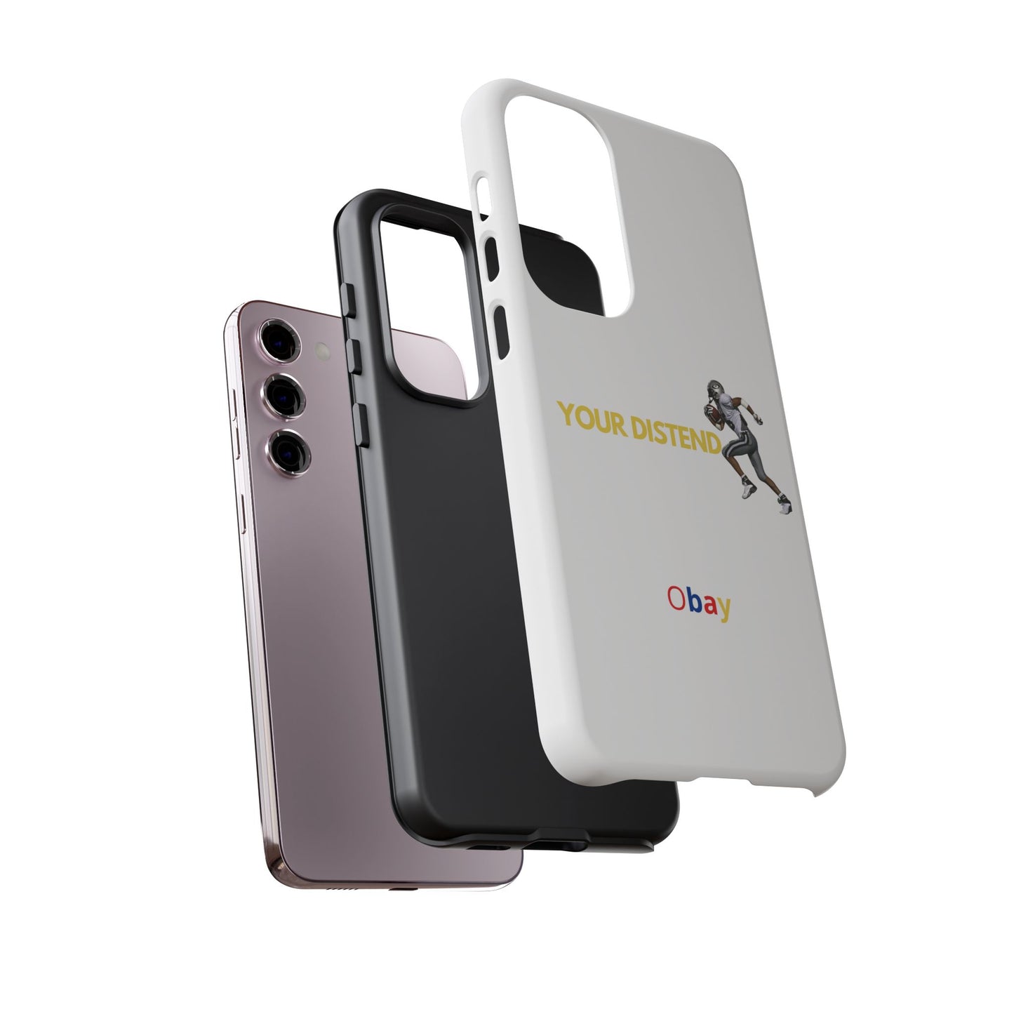 Athlete’s Edge Customizable Tough Phone Case - Durable Sports Design for iPhone/Samsung, Perfect Personalized Gift for Sports Lovers