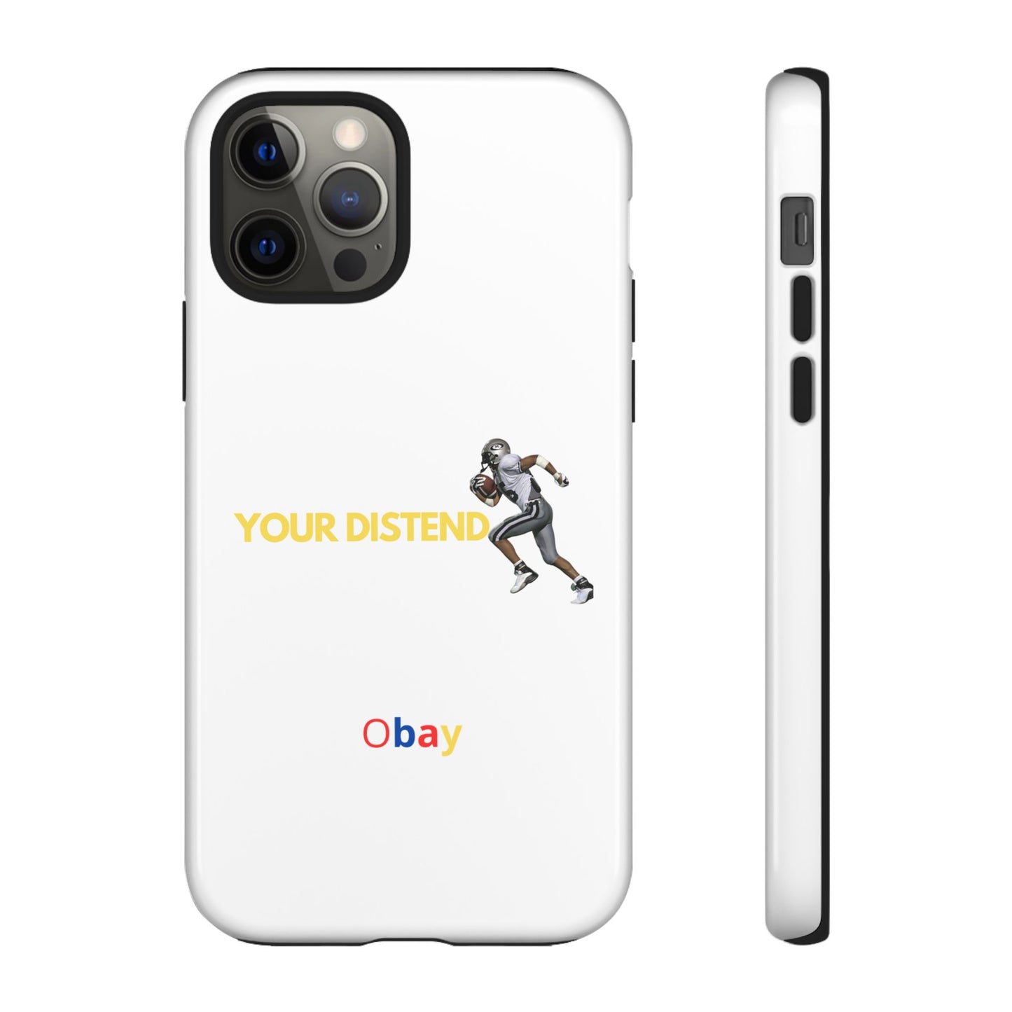 Athlete’s Edge Customizable Tough Phone Case - Durable Sports Design for iPhone/Samsung, Perfect Personalized Gift for Sports Lovers