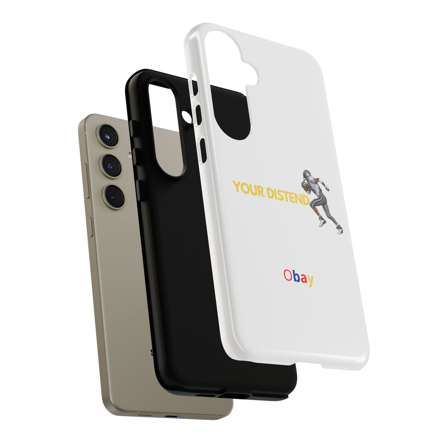 Athlete’s Edge Customizable Tough Phone Case - Durable Sports Design for iPhone/Samsung, Perfect Personalized Gift for Sports Lovers