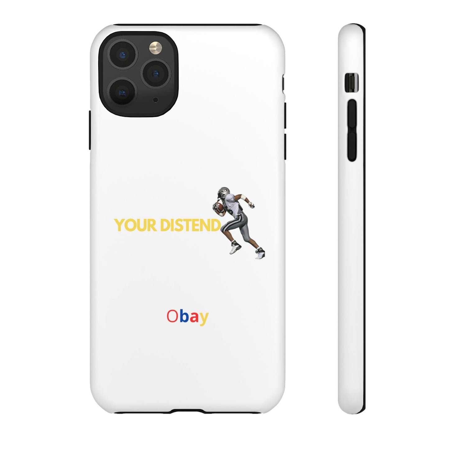 Athlete’s Edge Customizable Tough Phone Case - Durable Sports Design for iPhone/Samsung, Perfect Personalized Gift for Sports Lovers