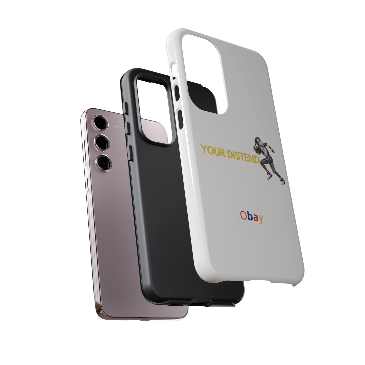 Athlete’s Edge Customizable Tough Phone Case - Durable Sports Design for iPhone/Samsung, Perfect Personalized Gift for Sports Lovers