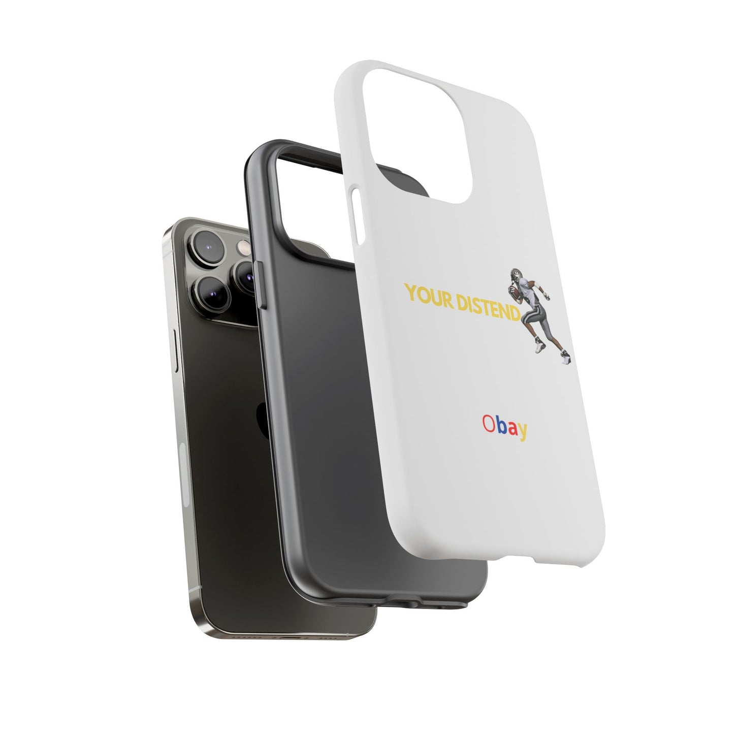 Athlete’s Edge Customizable Tough Phone Case - Durable Sports Design for iPhone/Samsung, Perfect Personalized Gift for Sports Lovers