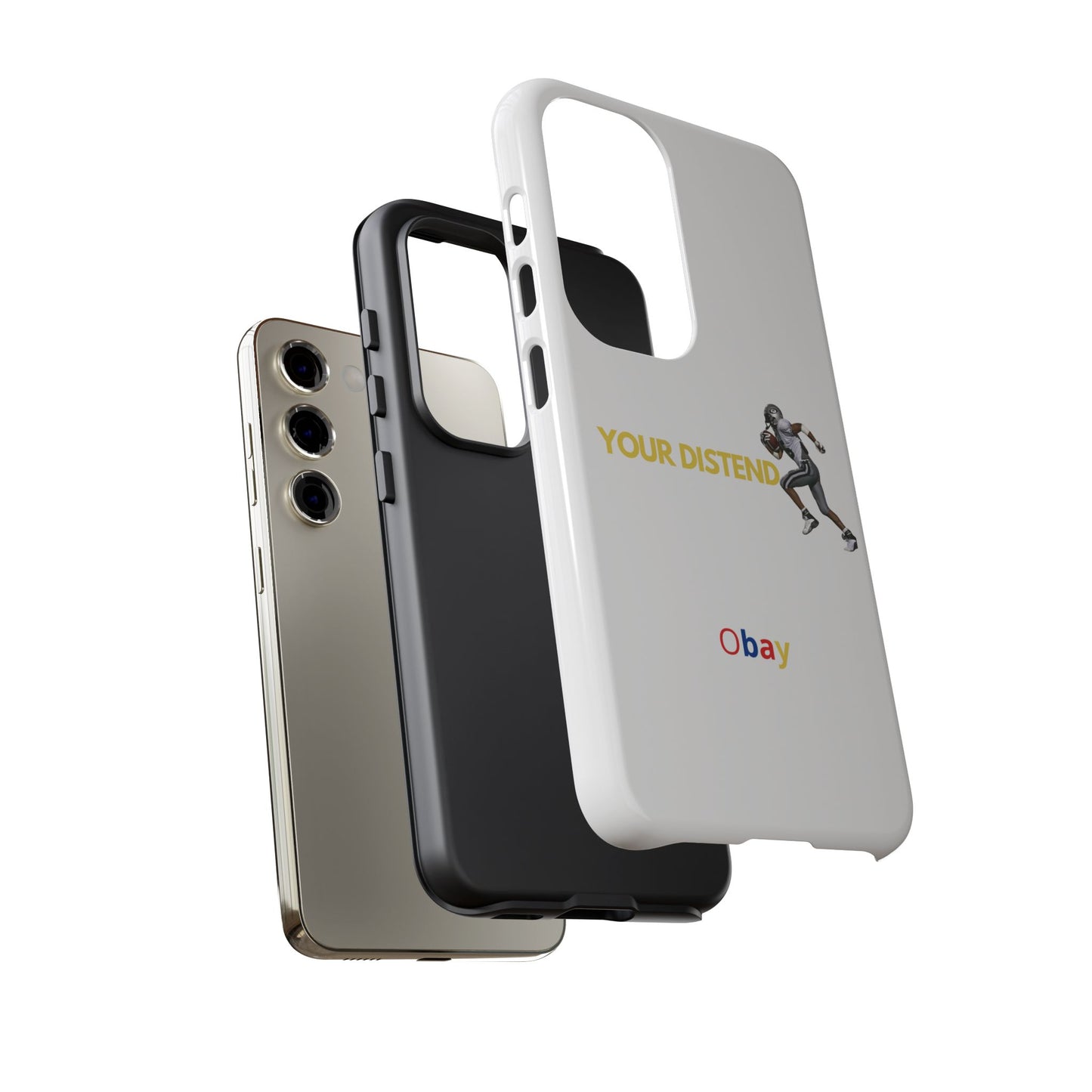 Athlete’s Edge Customizable Tough Phone Case - Durable Sports Design for iPhone/Samsung, Perfect Personalized Gift for Sports Lovers