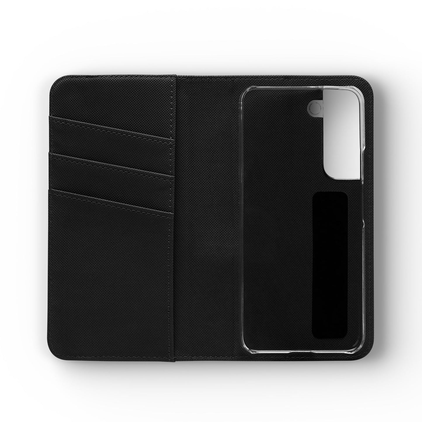 Champion's Motivational Flip Case | Inspirational Quote Phone Accessory for Fitness Enthusiasts