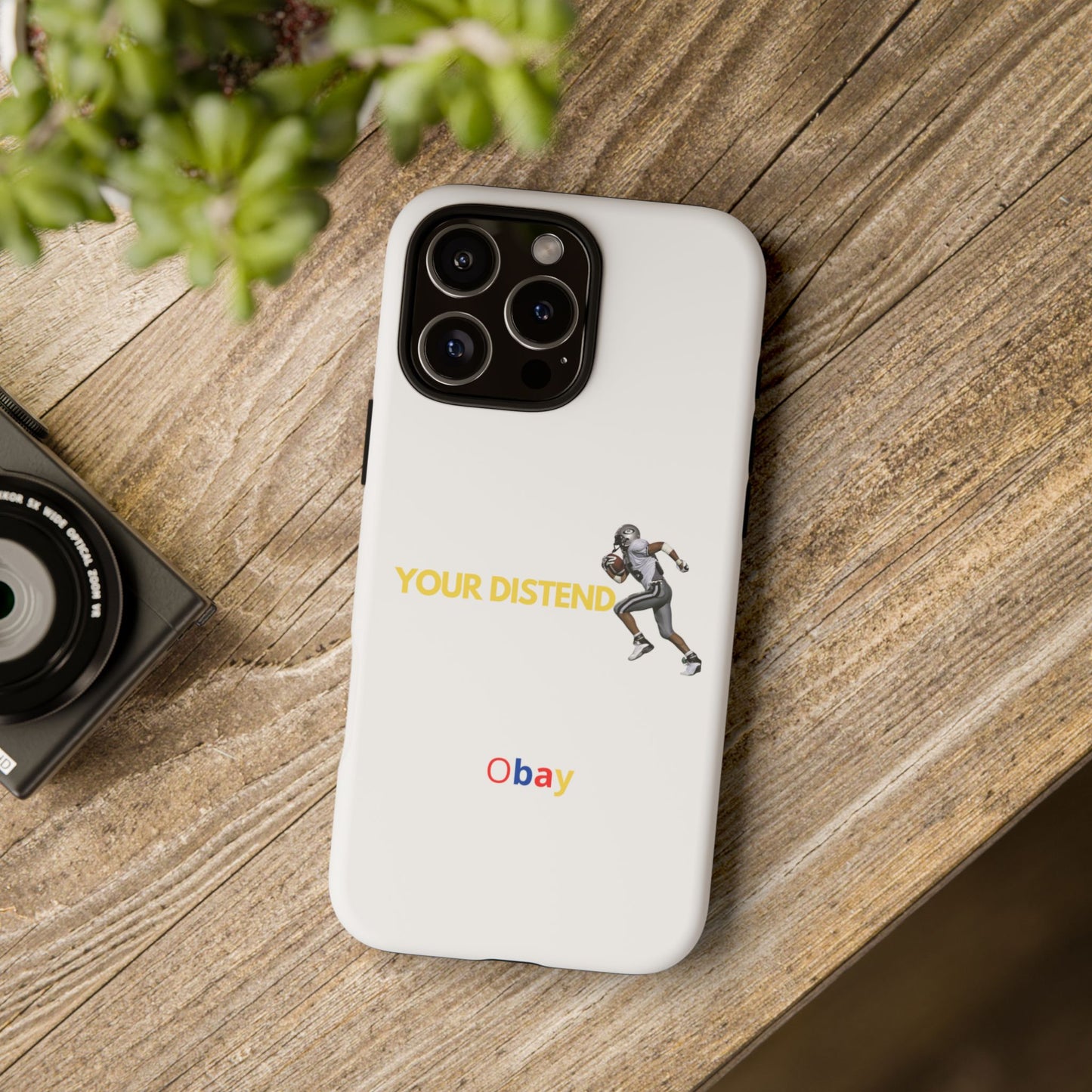 Athlete’s Edge Customizable Tough Phone Case - Durable Sports Design for iPhone/Samsung, Perfect Personalized Gift for Sports Lovers