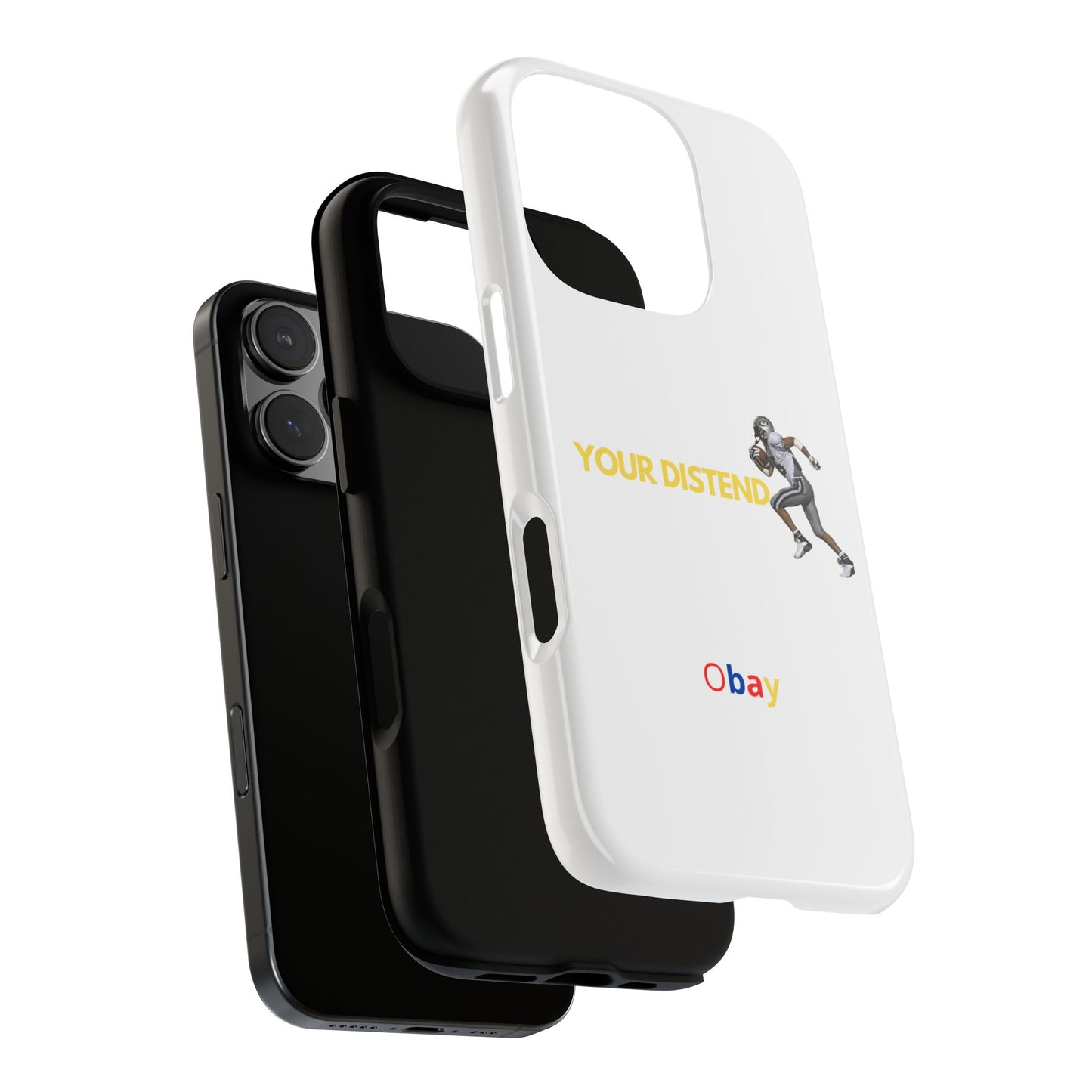Athlete’s Edge Customizable Tough Phone Case - Durable Sports Design for iPhone/Samsung, Perfect Personalized Gift for Sports Lovers