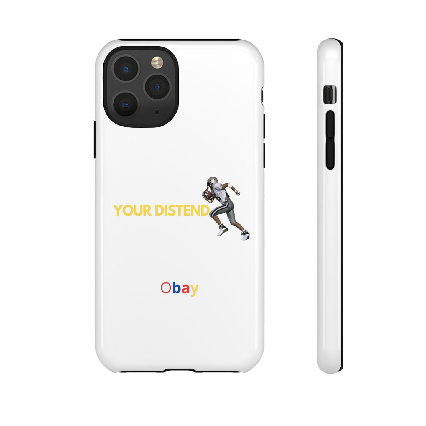 Athlete’s Edge Customizable Tough Phone Case - Durable Sports Design for iPhone/Samsung, Perfect Personalized Gift for Sports Lovers