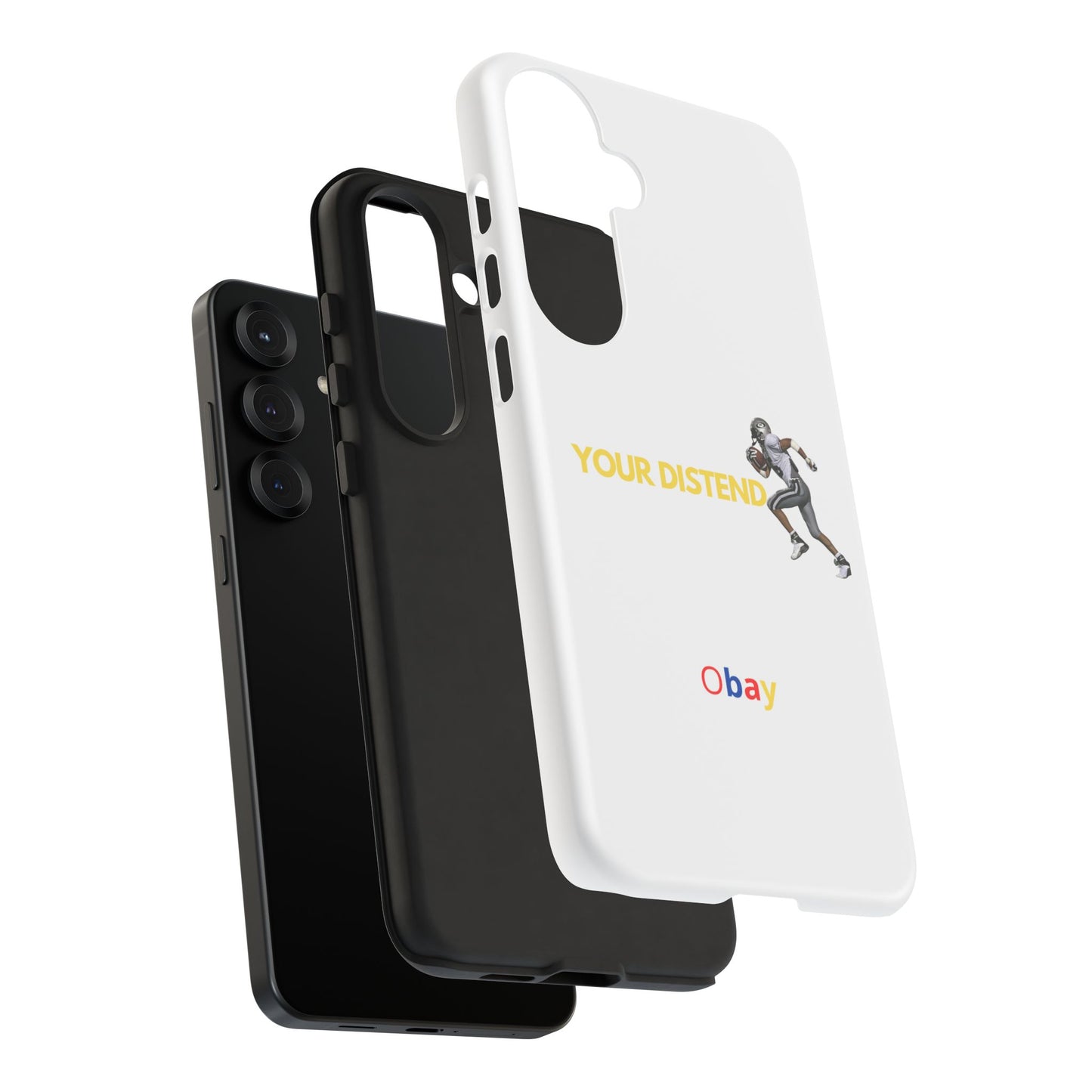 Athlete’s Edge Customizable Tough Phone Case - Durable Sports Design for iPhone/Samsung, Perfect Personalized Gift for Sports Lovers