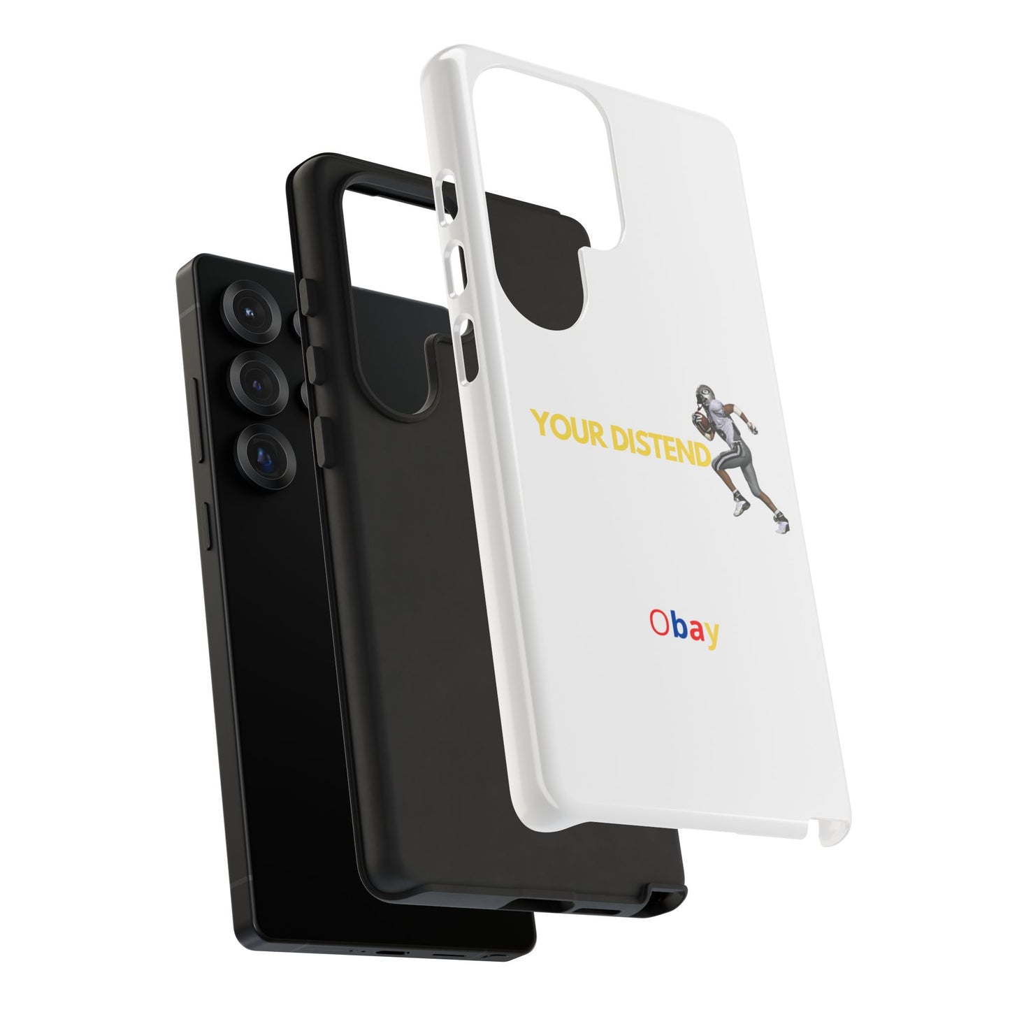 Athlete’s Edge Customizable Tough Phone Case - Durable Sports Design for iPhone/Samsung, Perfect Personalized Gift for Sports Lovers