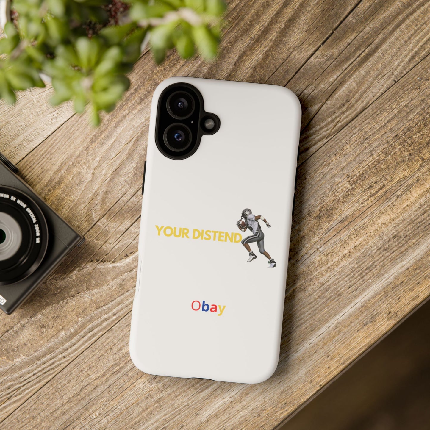 Athlete’s Edge Customizable Tough Phone Case - Durable Sports Design for iPhone/Samsung, Perfect Personalized Gift for Sports Lovers