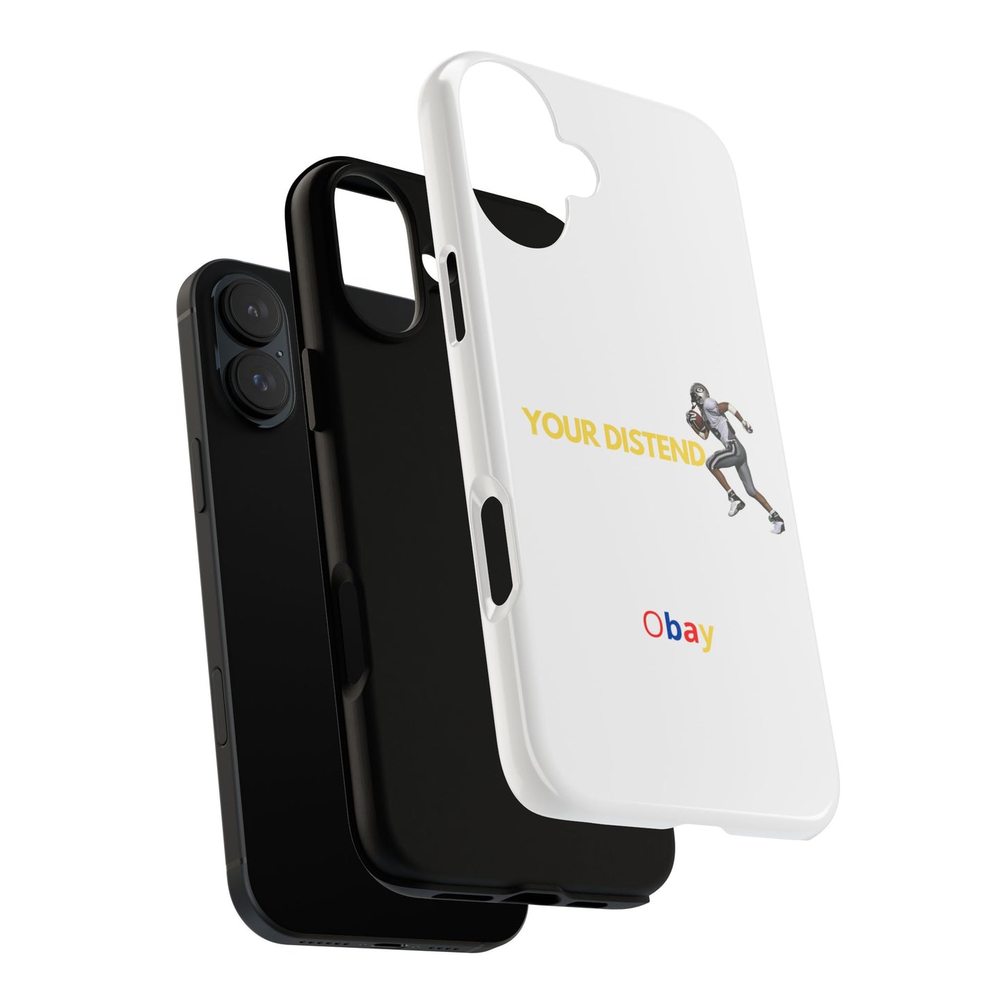 Athlete’s Edge Customizable Tough Phone Case - Durable Sports Design for iPhone/Samsung, Perfect Personalized Gift for Sports Lovers