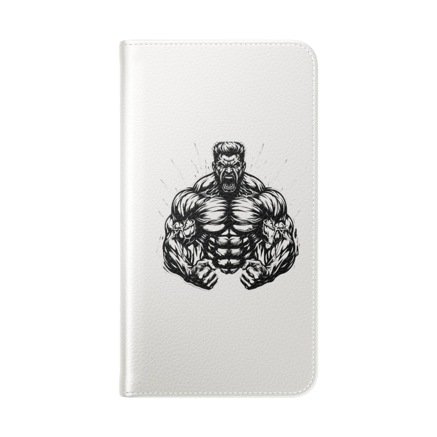 Champion's Motivational Flip Case | Inspirational Quote Phone Accessory for Fitness Enthusiasts