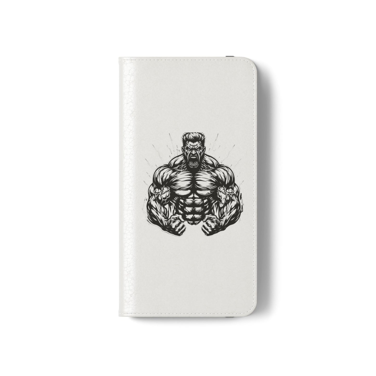 Champion's Motivational Flip Case | Inspirational Quote Phone Accessory for Fitness Enthusiasts
