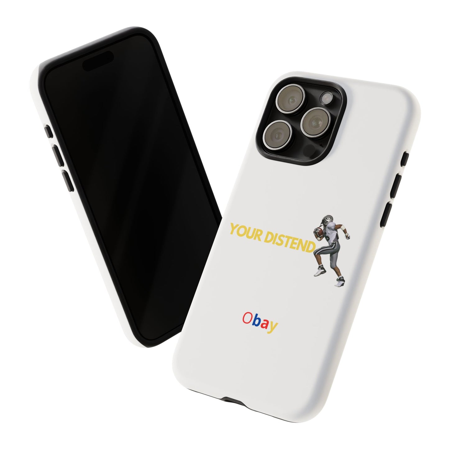 Athlete’s Edge Customizable Tough Phone Case - Durable Sports Design for iPhone/Samsung, Perfect Personalized Gift for Sports Lovers