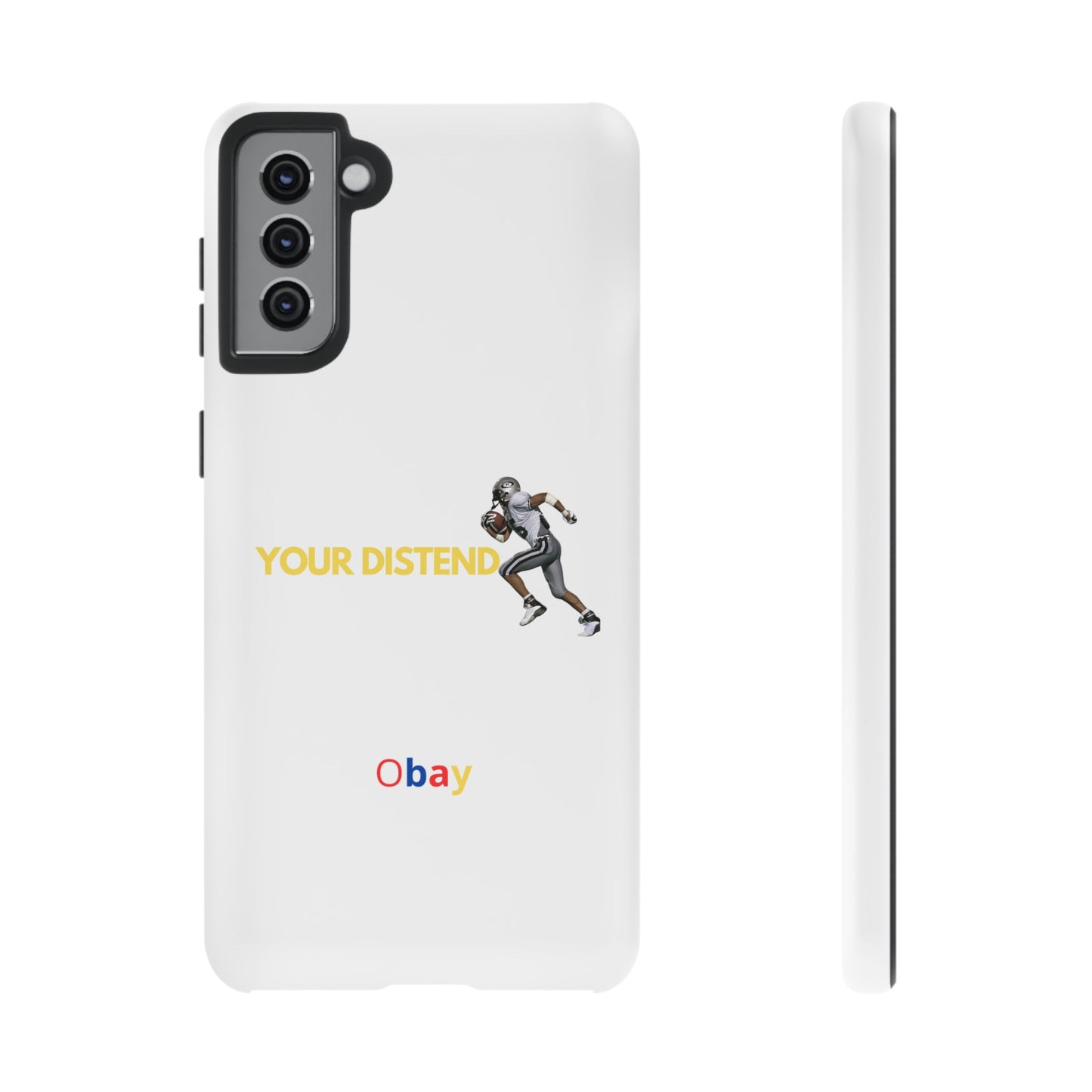 Athlete’s Edge Customizable Tough Phone Case - Durable Sports Design for iPhone/Samsung, Perfect Personalized Gift for Sports Lovers