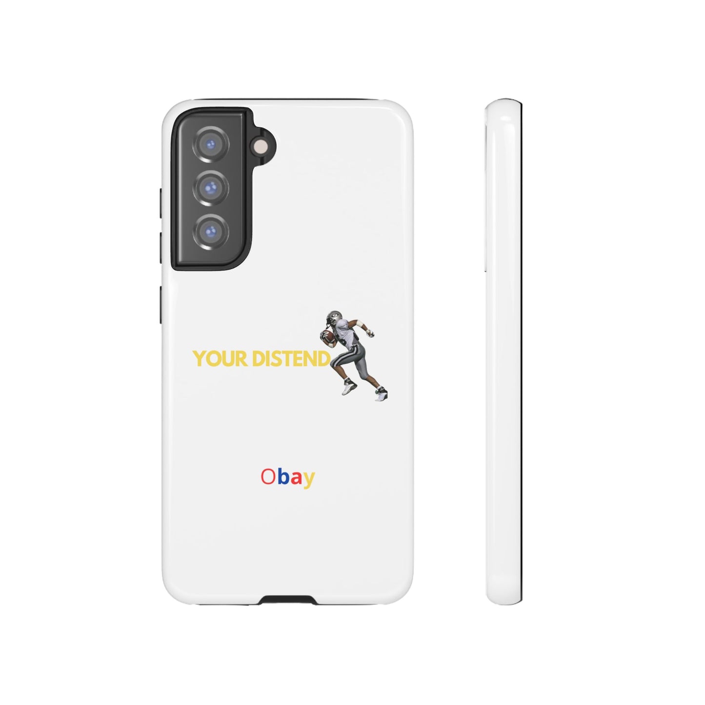 Athlete’s Edge Customizable Tough Phone Case - Durable Sports Design for iPhone/Samsung, Perfect Personalized Gift for Sports Lovers