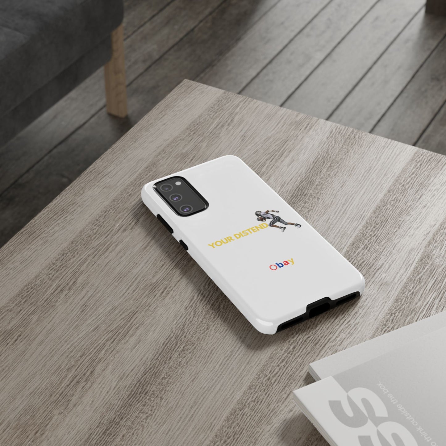 Athlete’s Edge Customizable Tough Phone Case - Durable Sports Design for iPhone/Samsung, Perfect Personalized Gift for Sports Lovers