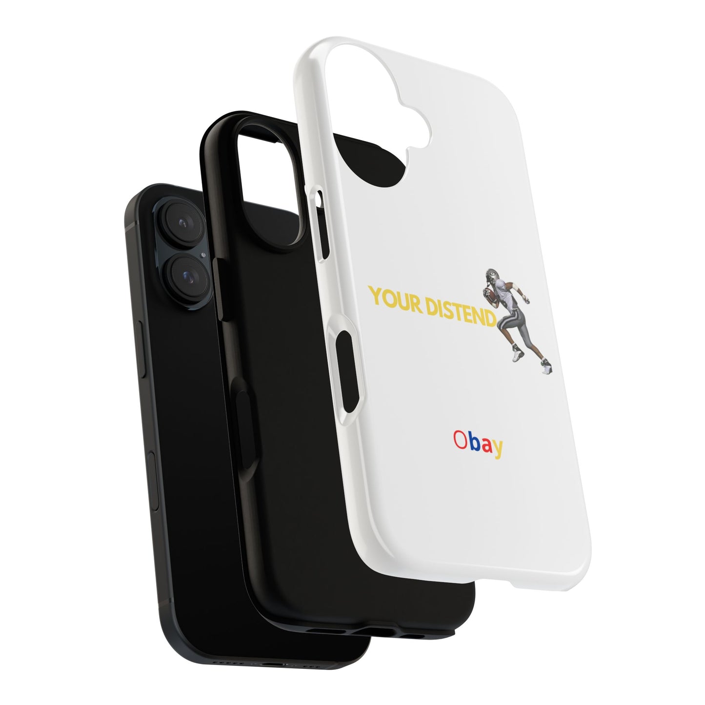 Athlete’s Edge Customizable Tough Phone Case - Durable Sports Design for iPhone/Samsung, Perfect Personalized Gift for Sports Lovers