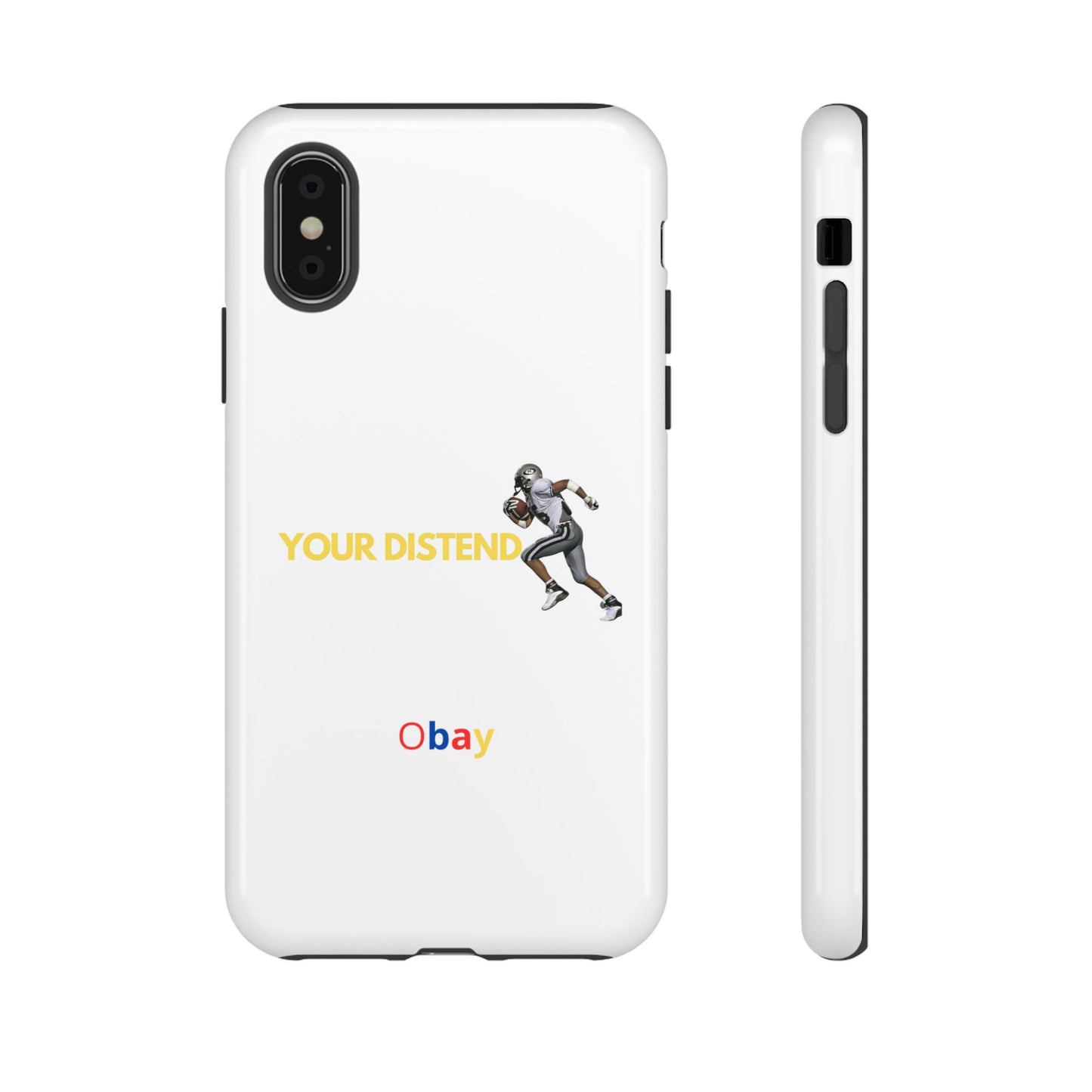 Athlete’s Edge Customizable Tough Phone Case - Durable Sports Design for iPhone/Samsung, Perfect Personalized Gift for Sports Lovers