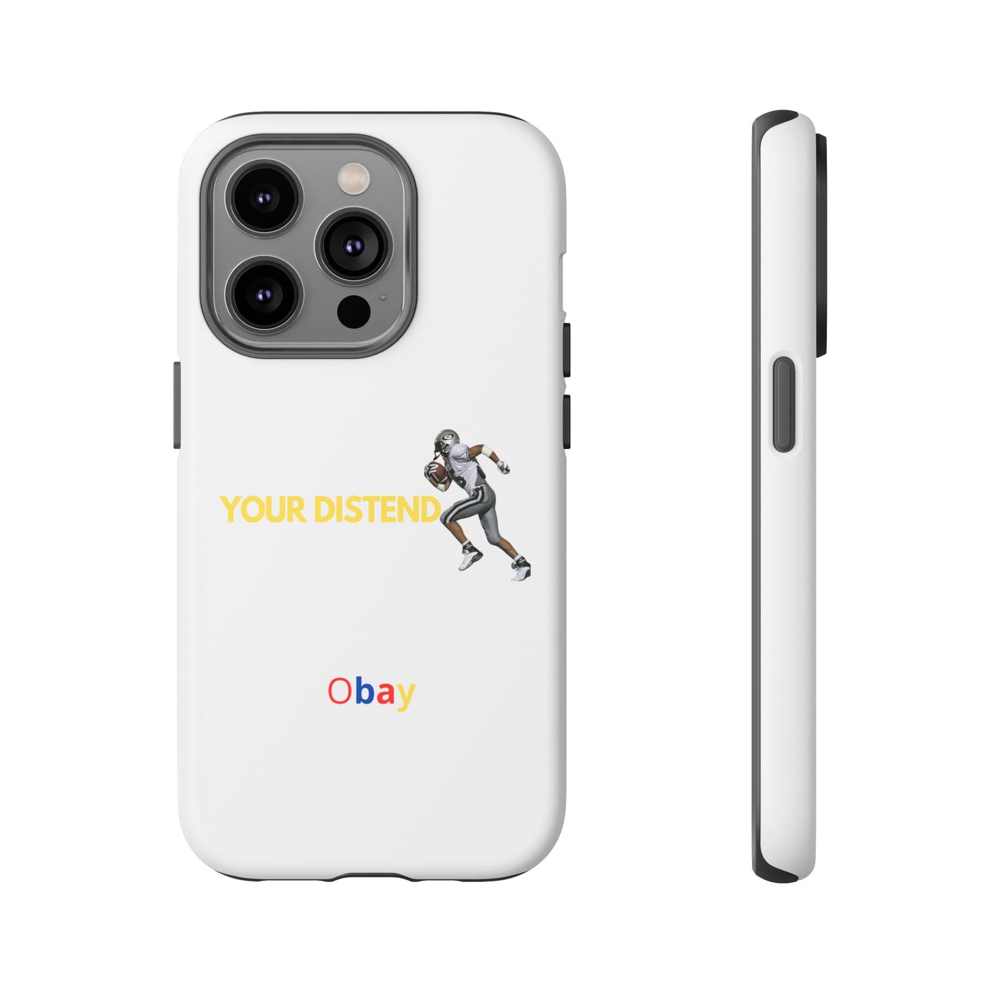 Athlete’s Edge Customizable Tough Phone Case - Durable Sports Design for iPhone/Samsung, Perfect Personalized Gift for Sports Lovers