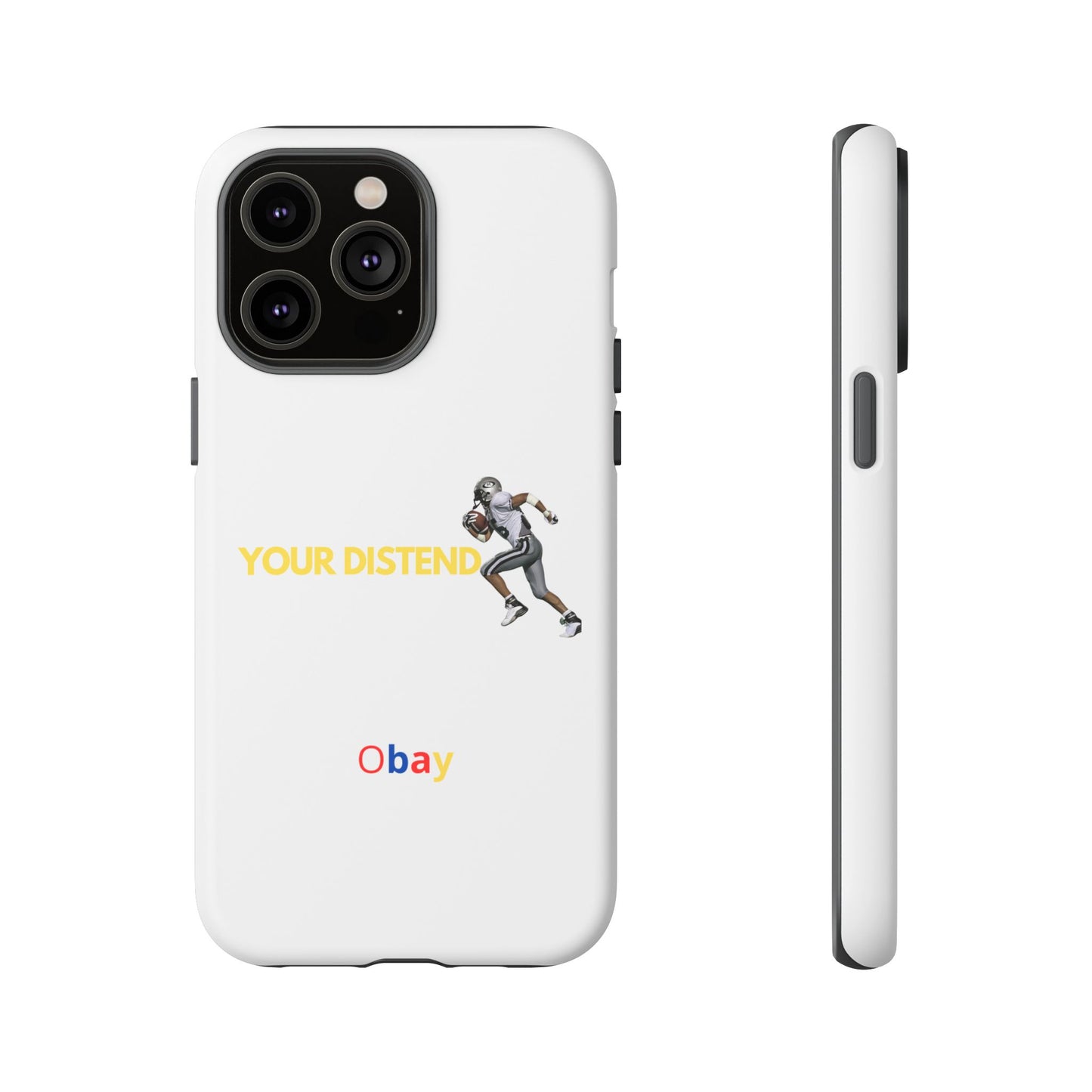 Athlete’s Edge Customizable Tough Phone Case - Durable Sports Design for iPhone/Samsung, Perfect Personalized Gift for Sports Lovers