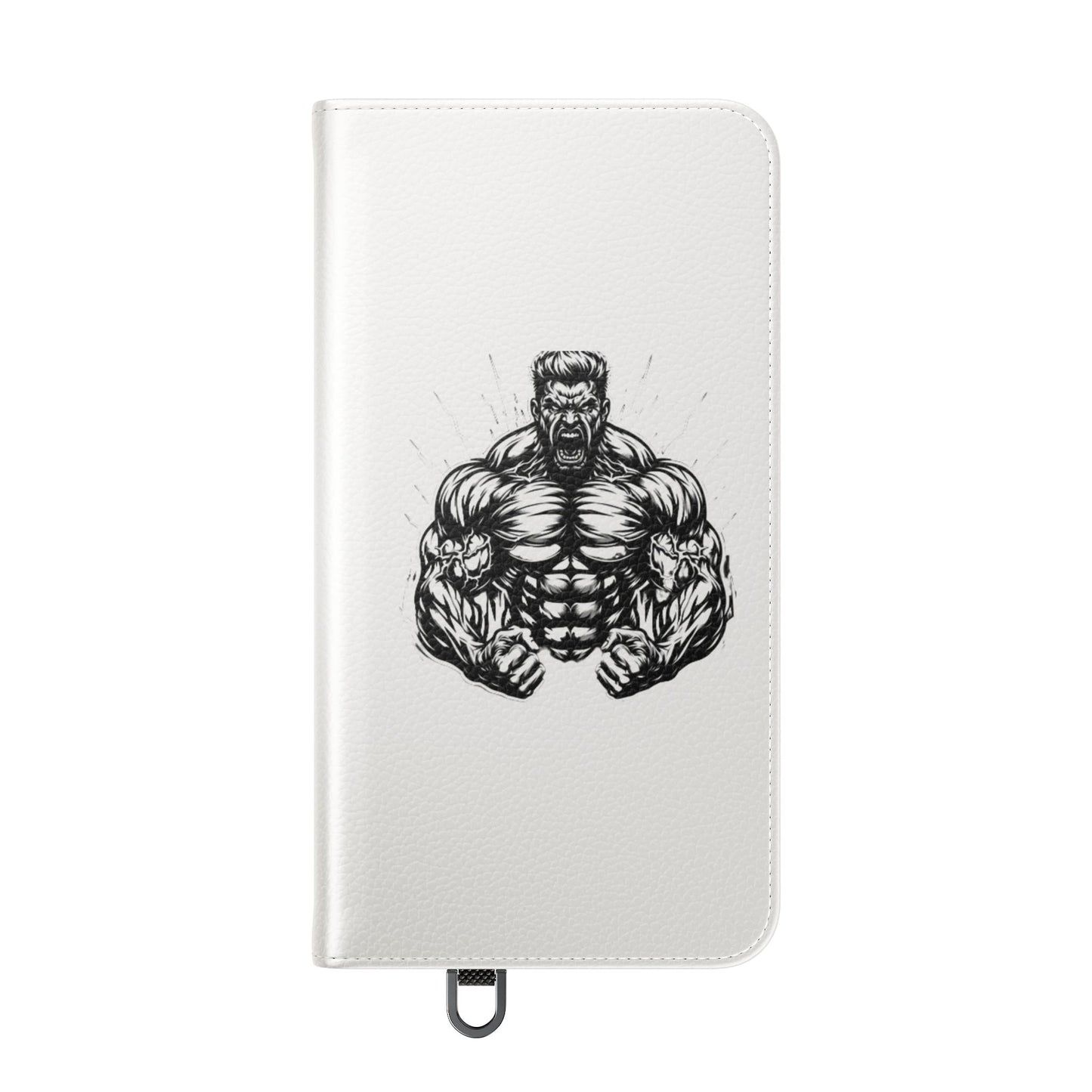 Champion's Motivational Flip Case | Inspirational Quote Phone Accessory for Fitness Enthusiasts