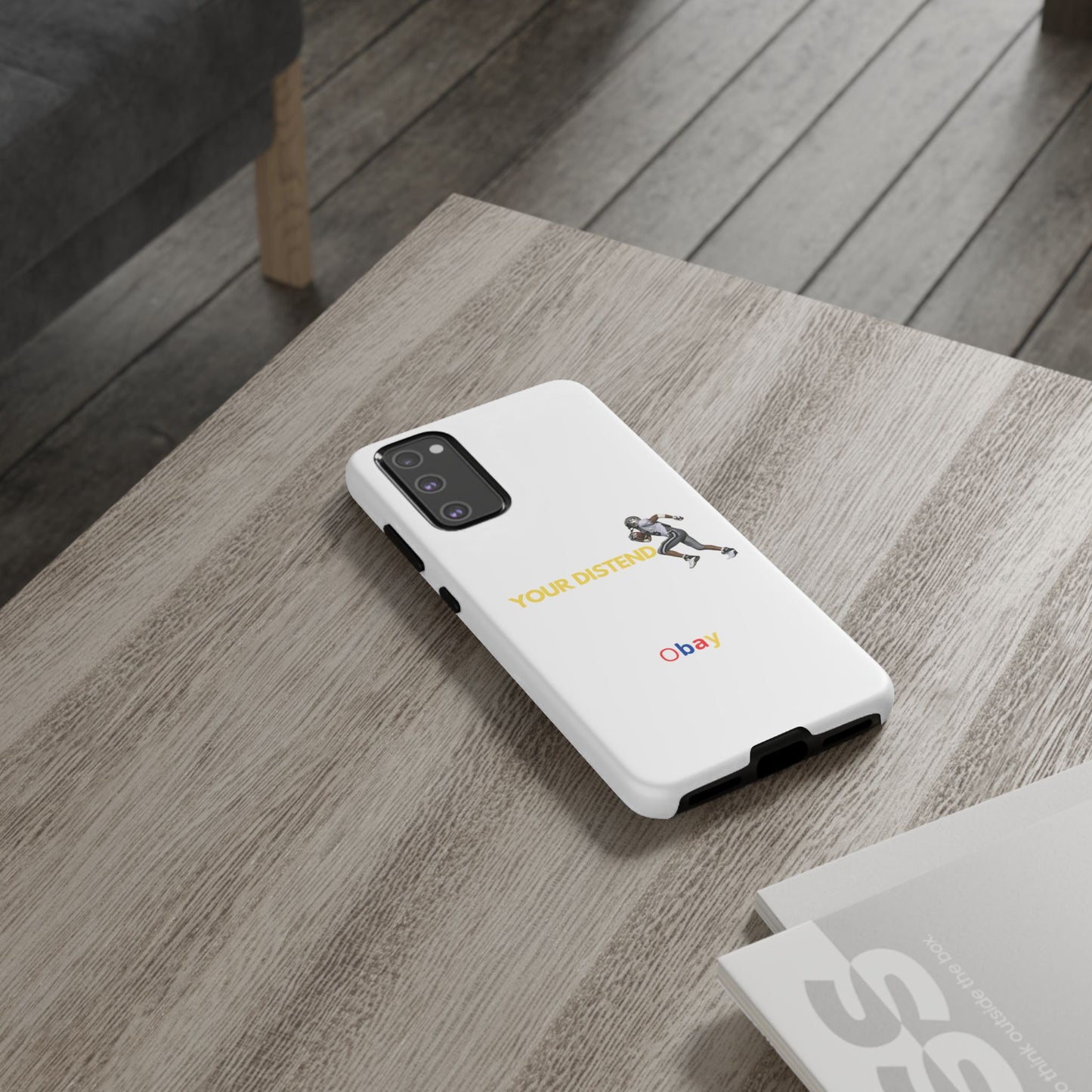 Athlete’s Edge Customizable Tough Phone Case - Durable Sports Design for iPhone/Samsung, Perfect Personalized Gift for Sports Lovers