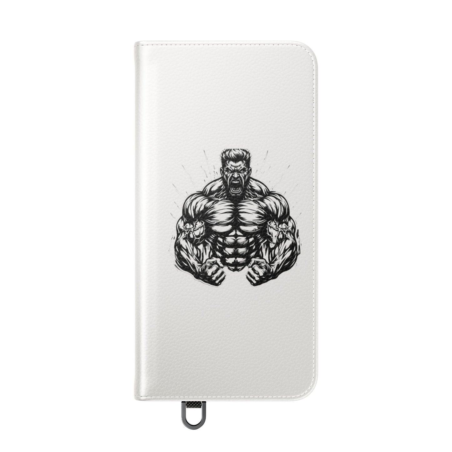 Champion's Motivational Flip Case | Inspirational Quote Phone Accessory for Fitness Enthusiasts