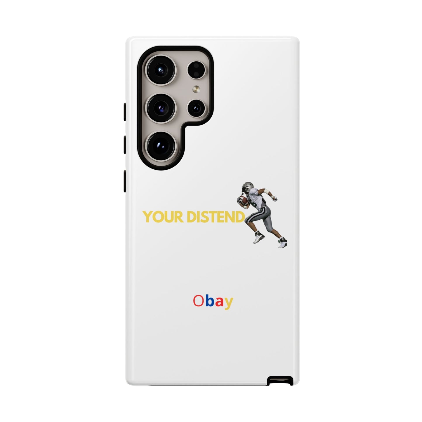 Athlete’s Edge Customizable Tough Phone Case - Durable Sports Design for iPhone/Samsung, Perfect Personalized Gift for Sports Lovers