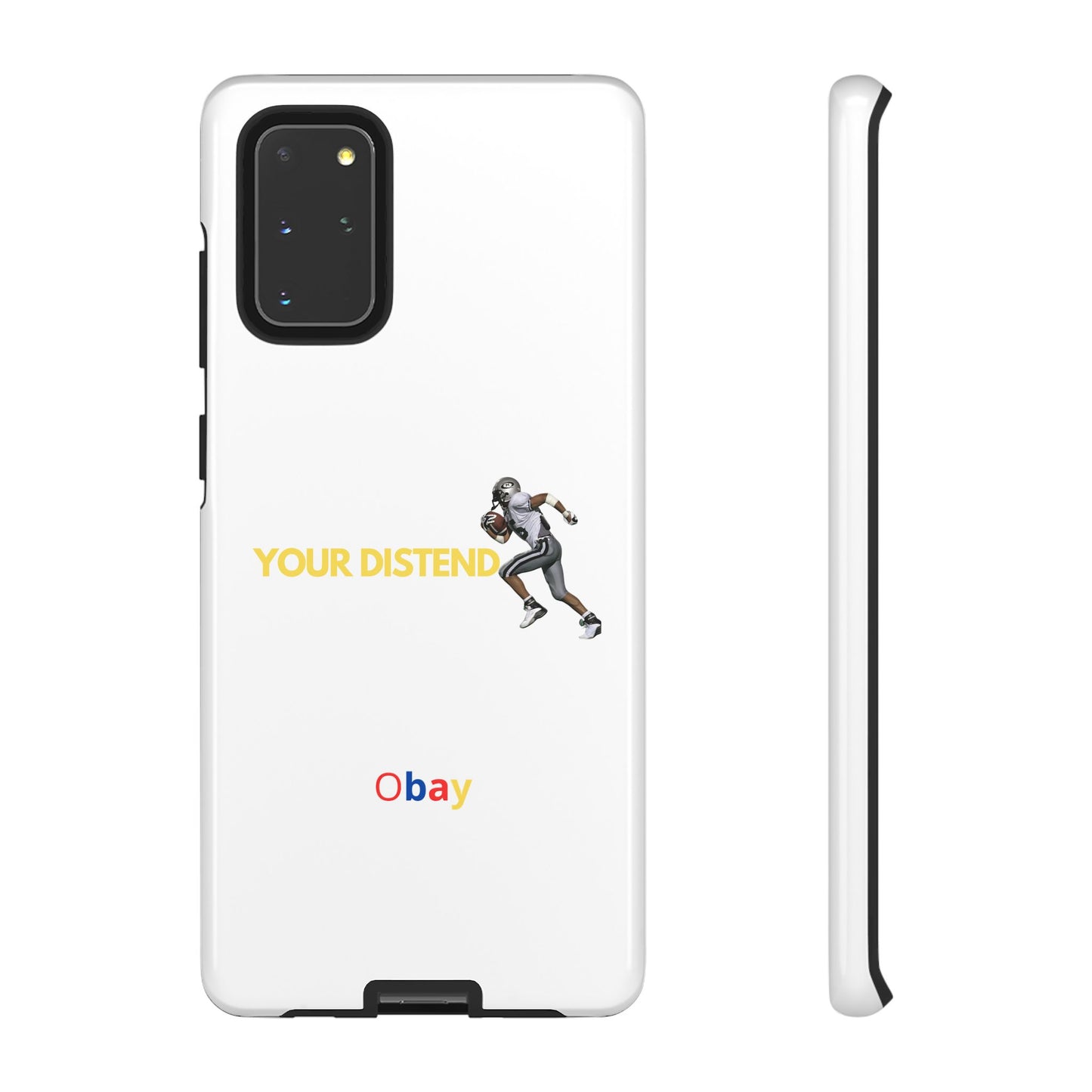Athlete’s Edge Customizable Tough Phone Case - Durable Sports Design for iPhone/Samsung, Perfect Personalized Gift for Sports Lovers