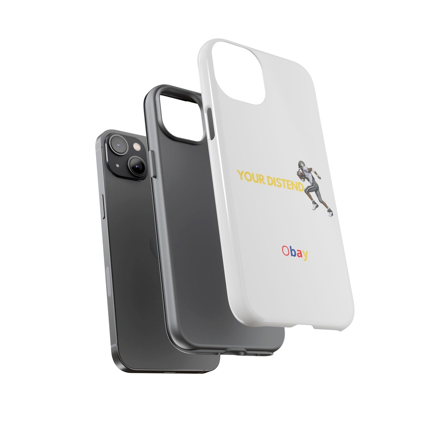 Athlete’s Edge Customizable Tough Phone Case - Durable Sports Design for iPhone/Samsung, Perfect Personalized Gift for Sports Lovers