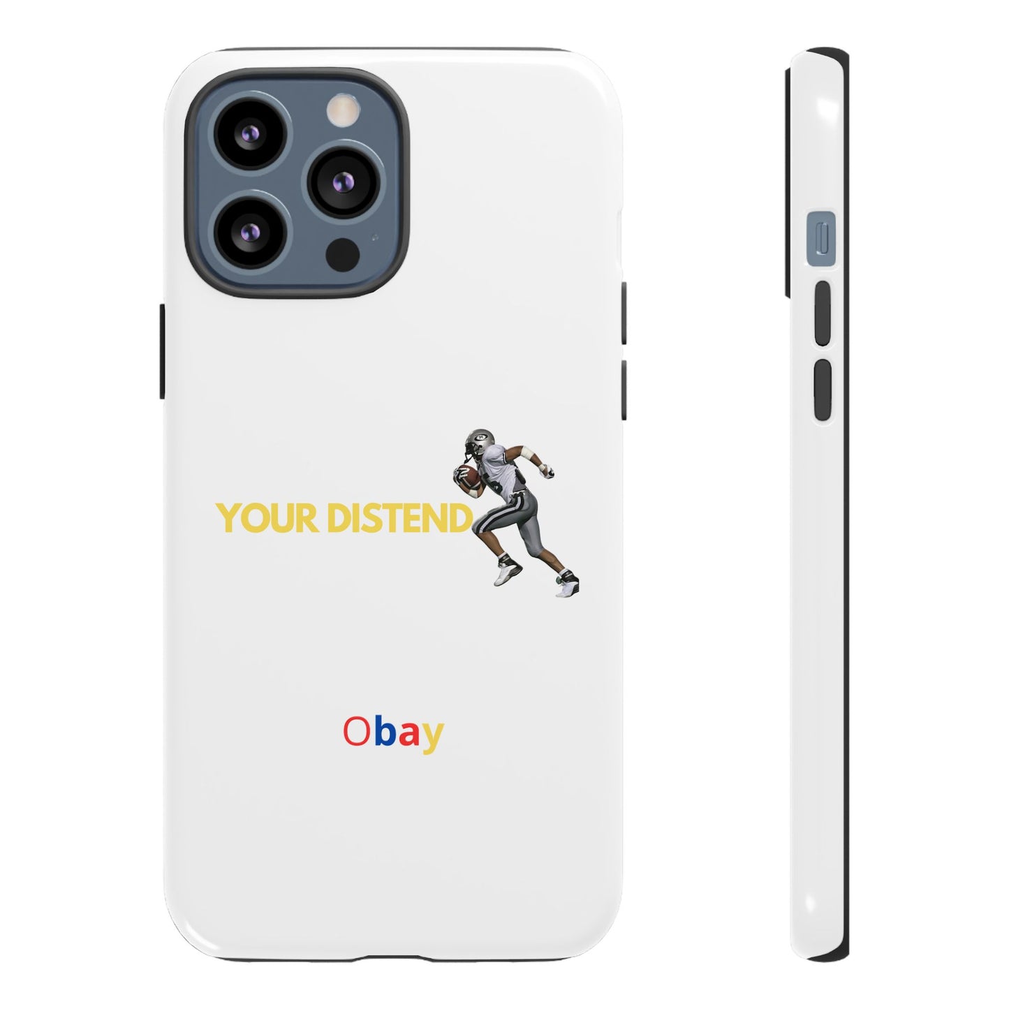 Athlete’s Edge Customizable Tough Phone Case - Durable Sports Design for iPhone/Samsung, Perfect Personalized Gift for Sports Lovers