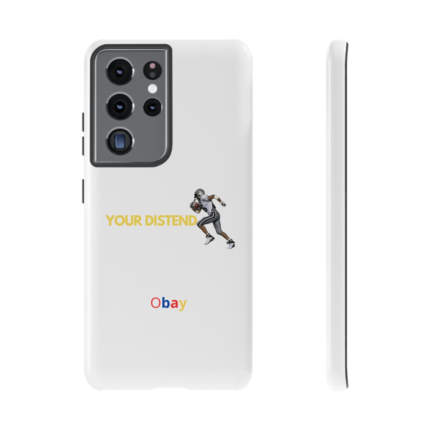 Athlete’s Edge Customizable Tough Phone Case - Durable Sports Design for iPhone/Samsung, Perfect Personalized Gift for Sports Lovers