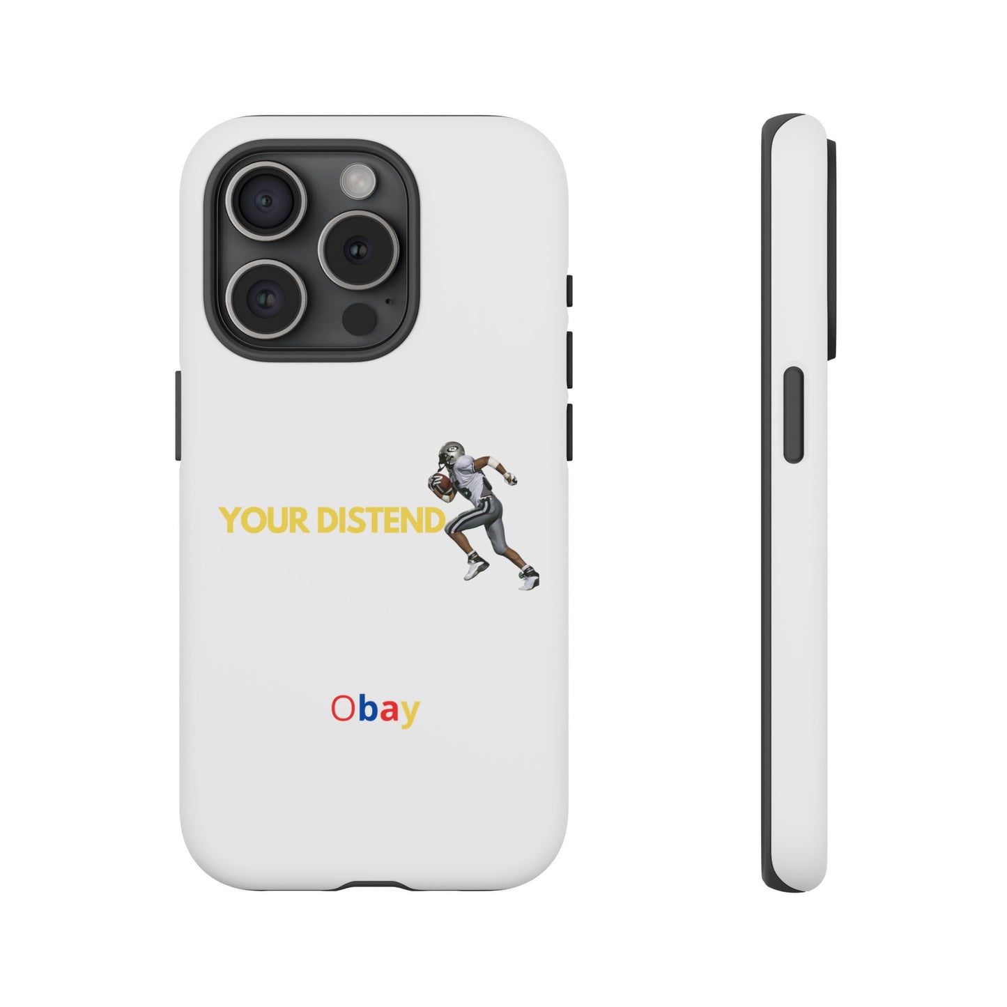 Athlete’s Edge Customizable Tough Phone Case - Durable Sports Design for iPhone/Samsung, Perfect Personalized Gift for Sports Lovers
