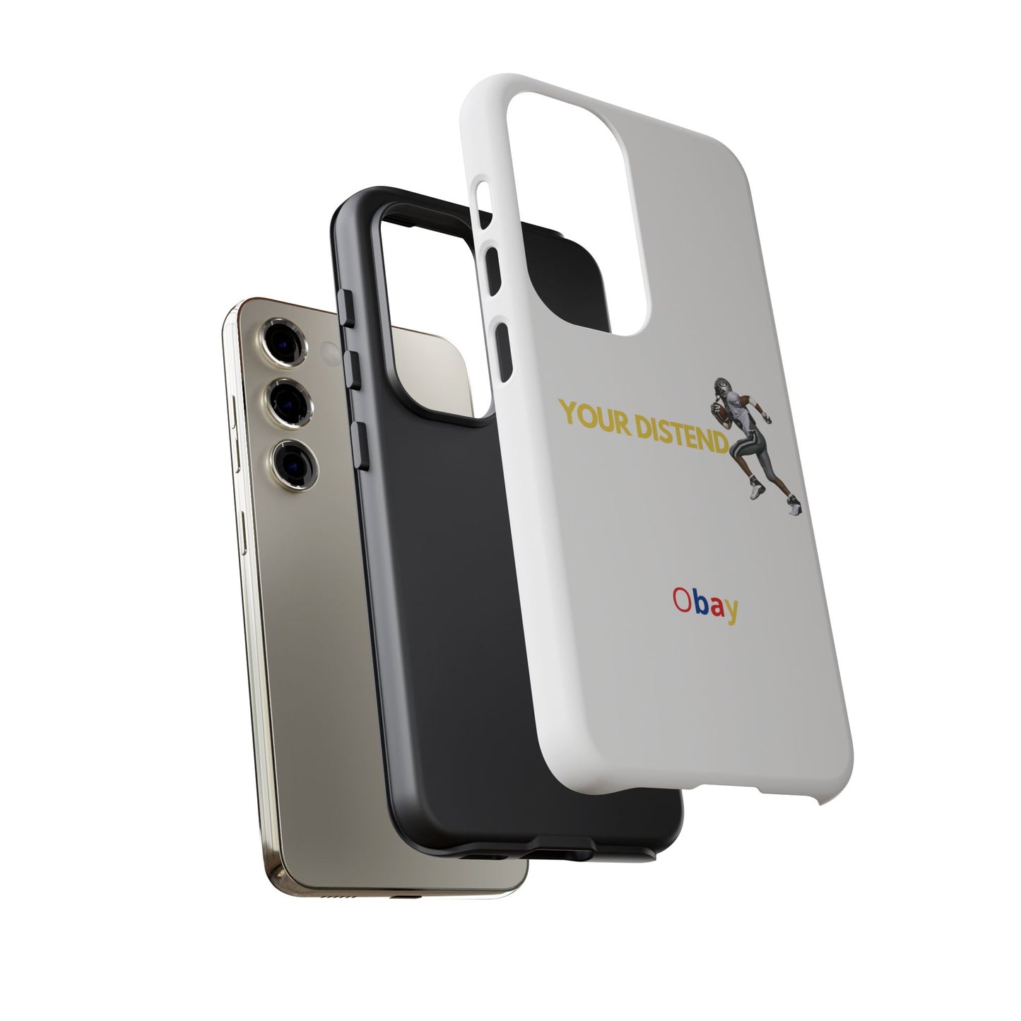 Athlete’s Edge Customizable Tough Phone Case - Durable Sports Design for iPhone/Samsung, Perfect Personalized Gift for Sports Lovers