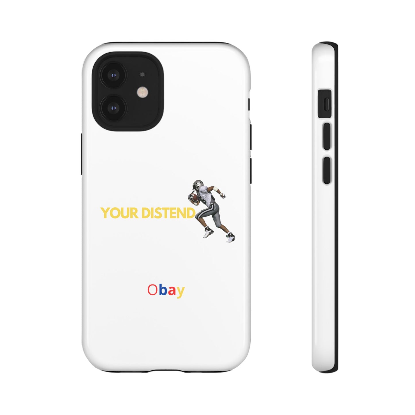 Athlete’s Edge Customizable Tough Phone Case - Durable Sports Design for iPhone/Samsung, Perfect Personalized Gift for Sports Lovers