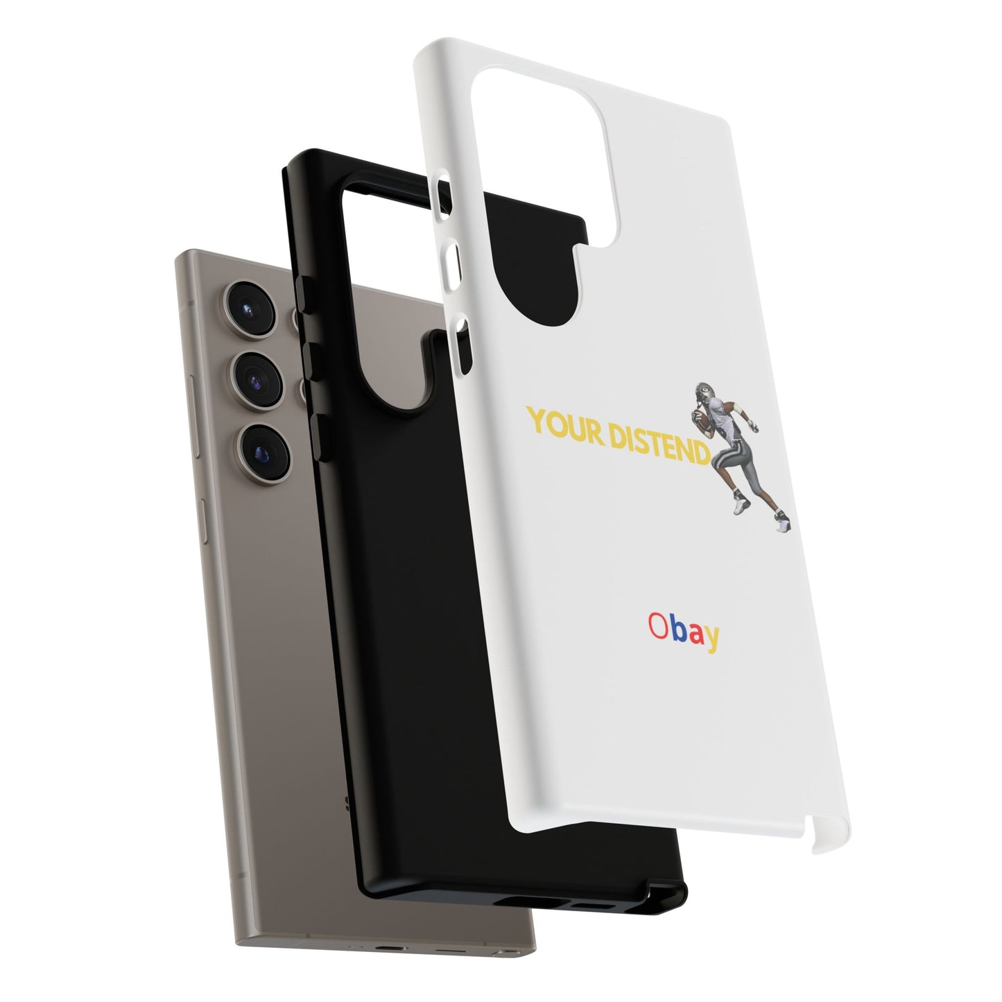 Athlete’s Edge Customizable Tough Phone Case - Durable Sports Design for iPhone/Samsung, Perfect Personalized Gift for Sports Lovers