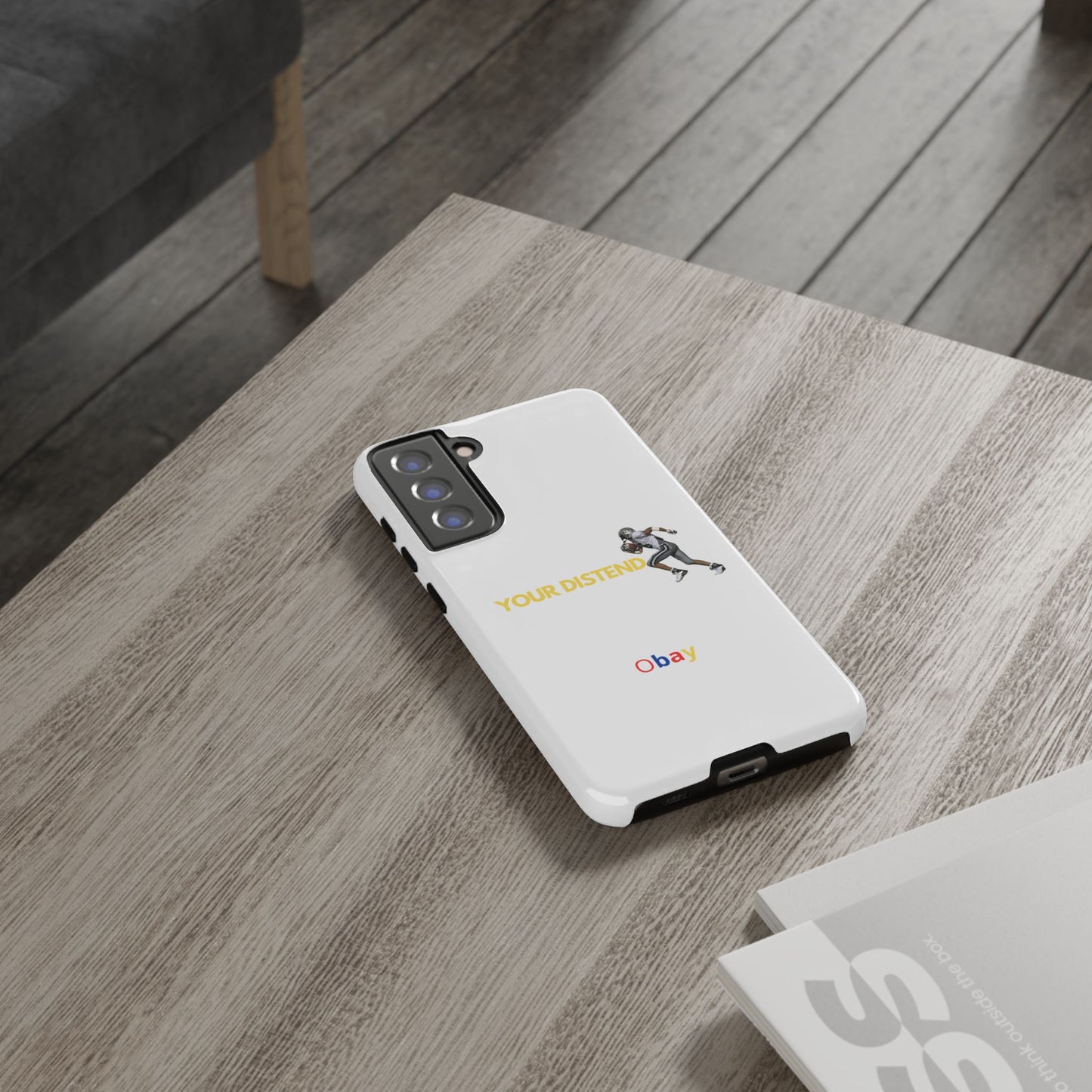 Athlete’s Edge Customizable Tough Phone Case - Durable Sports Design for iPhone/Samsung, Perfect Personalized Gift for Sports Lovers