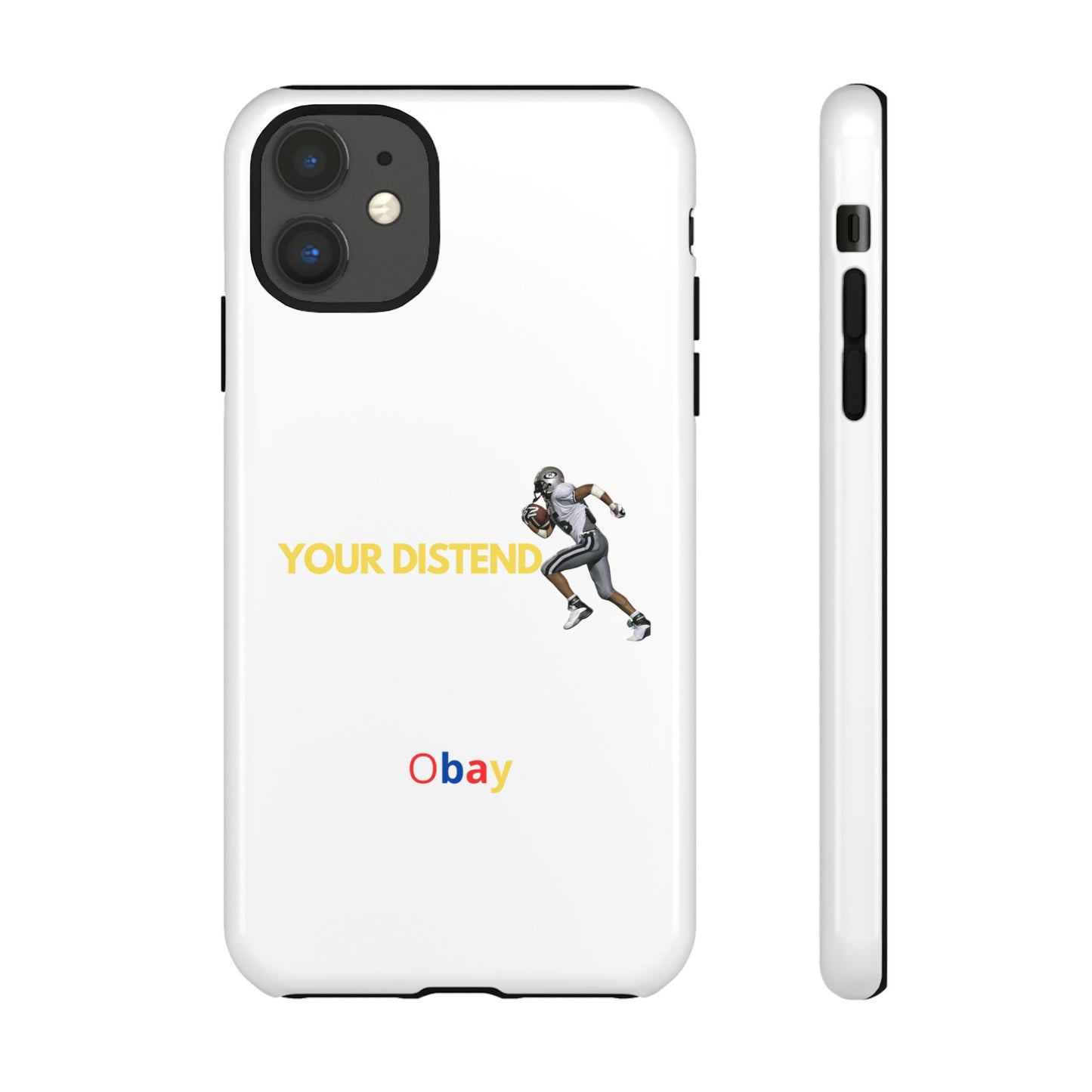 Athlete’s Edge Customizable Tough Phone Case - Durable Sports Design for iPhone/Samsung, Perfect Personalized Gift for Sports Lovers