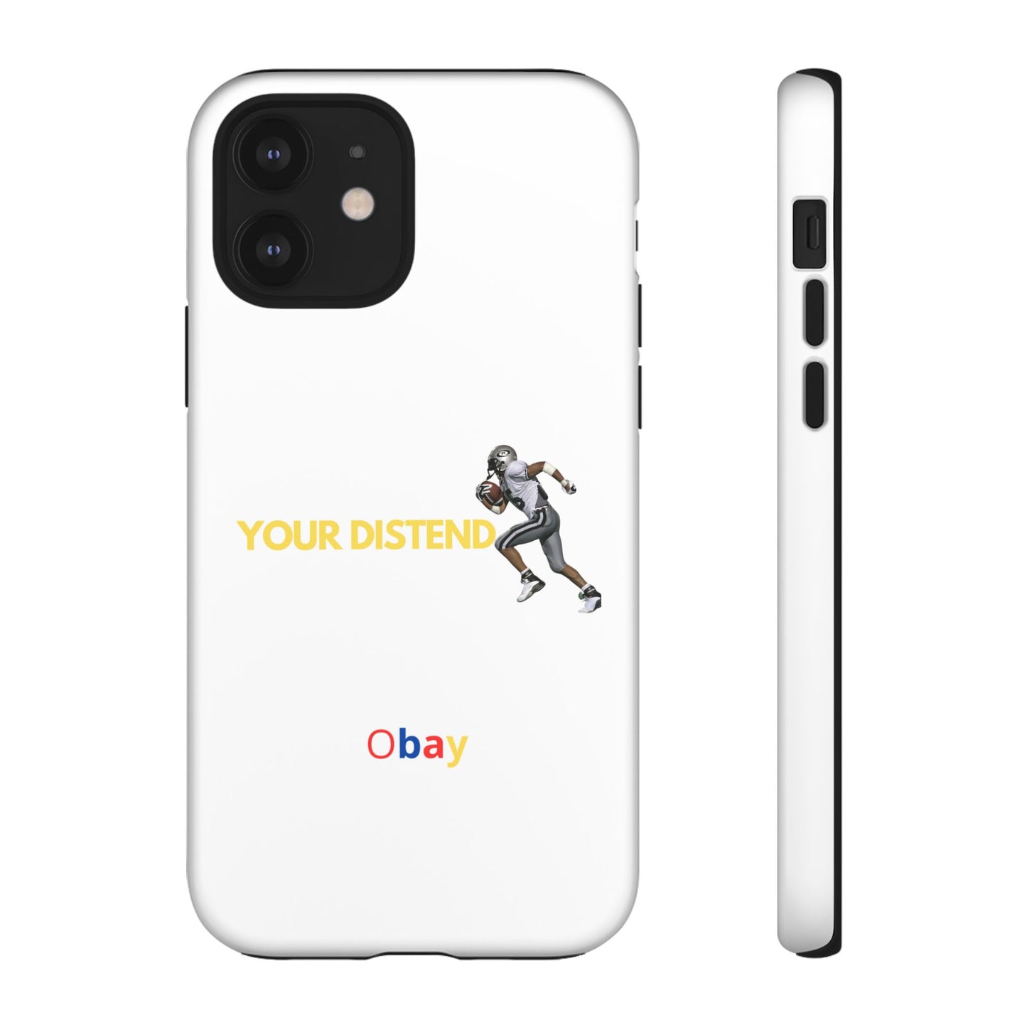 Athlete’s Edge Customizable Tough Phone Case - Durable Sports Design for iPhone/Samsung, Perfect Personalized Gift for Sports Lovers