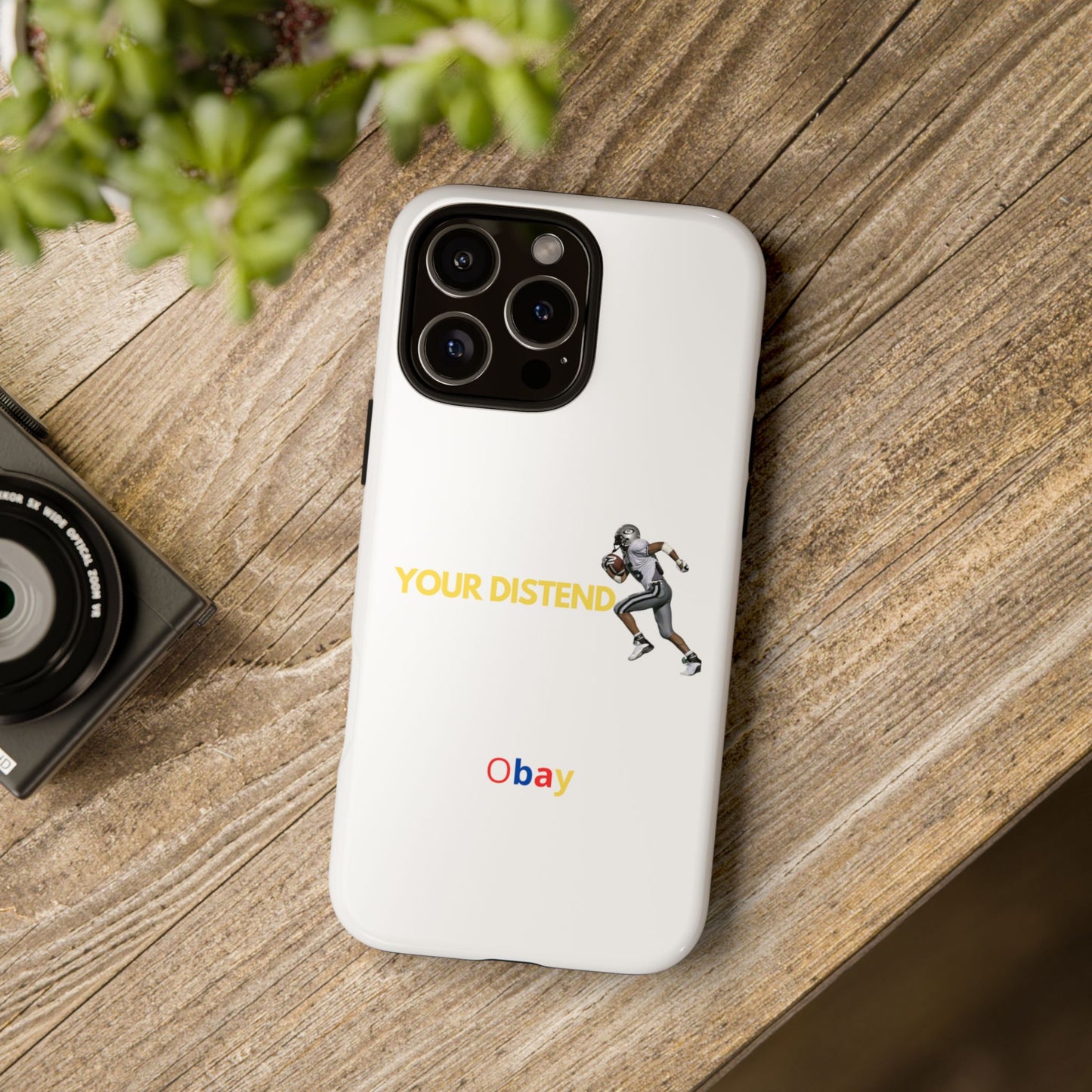 Athlete’s Edge Customizable Tough Phone Case - Durable Sports Design for iPhone/Samsung, Perfect Personalized Gift for Sports Lovers