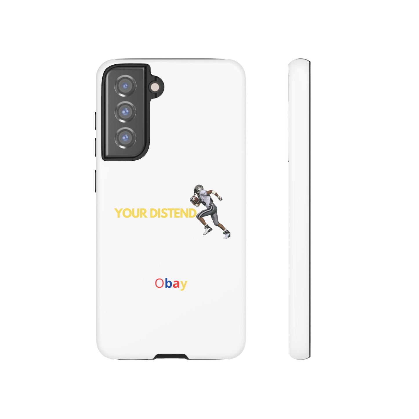 Athlete’s Edge Customizable Tough Phone Case - Durable Sports Design for iPhone/Samsung, Perfect Personalized Gift for Sports Lovers