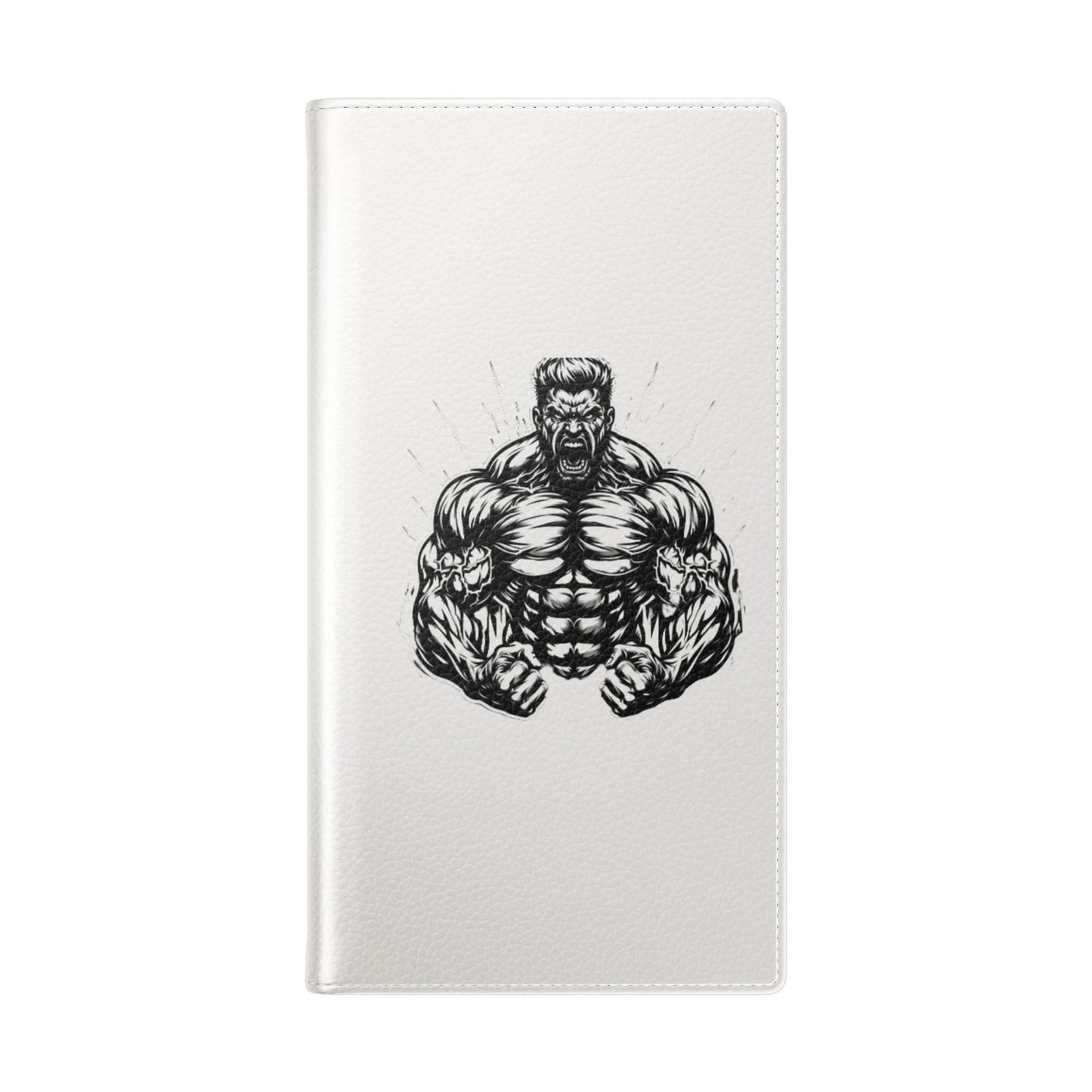 Champion's Motivational Flip Case | Inspirational Quote Phone Accessory for Fitness Enthusiasts