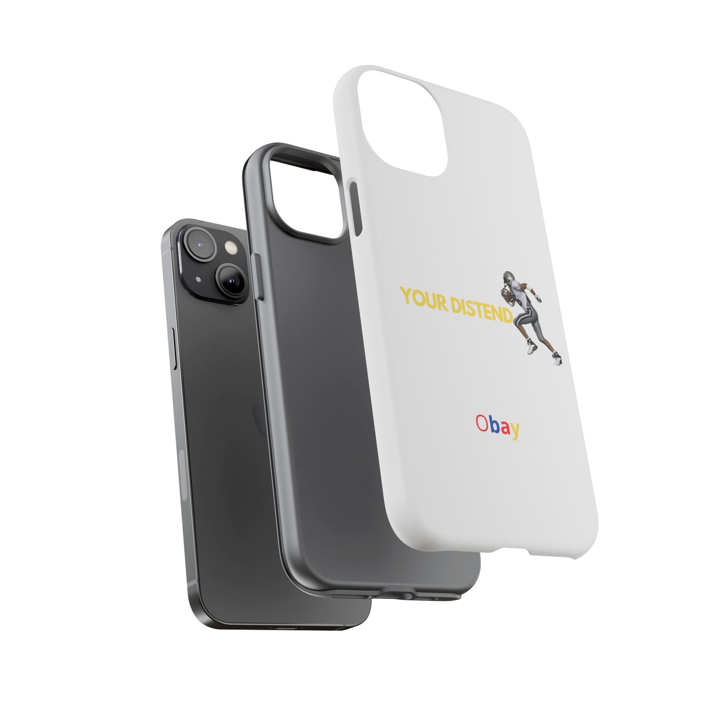 Athlete’s Edge Customizable Tough Phone Case - Durable Sports Design for iPhone/Samsung, Perfect Personalized Gift for Sports Lovers