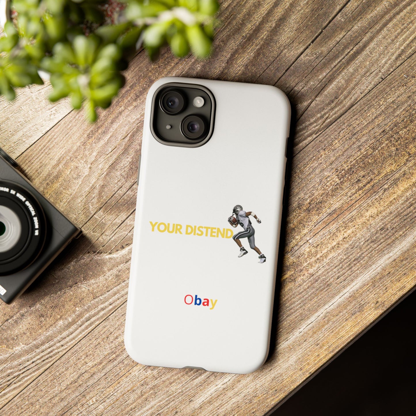 Athlete’s Edge Customizable Tough Phone Case - Durable Sports Design for iPhone/Samsung, Perfect Personalized Gift for Sports Lovers