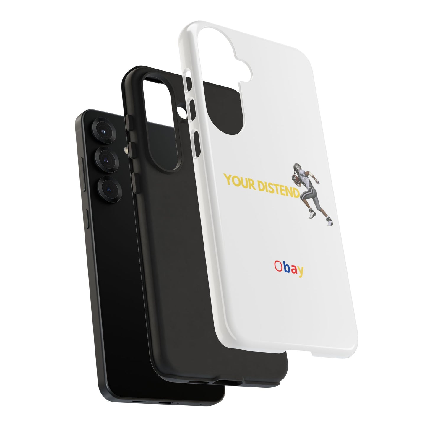 Athlete’s Edge Customizable Tough Phone Case - Durable Sports Design for iPhone/Samsung, Perfect Personalized Gift for Sports Lovers