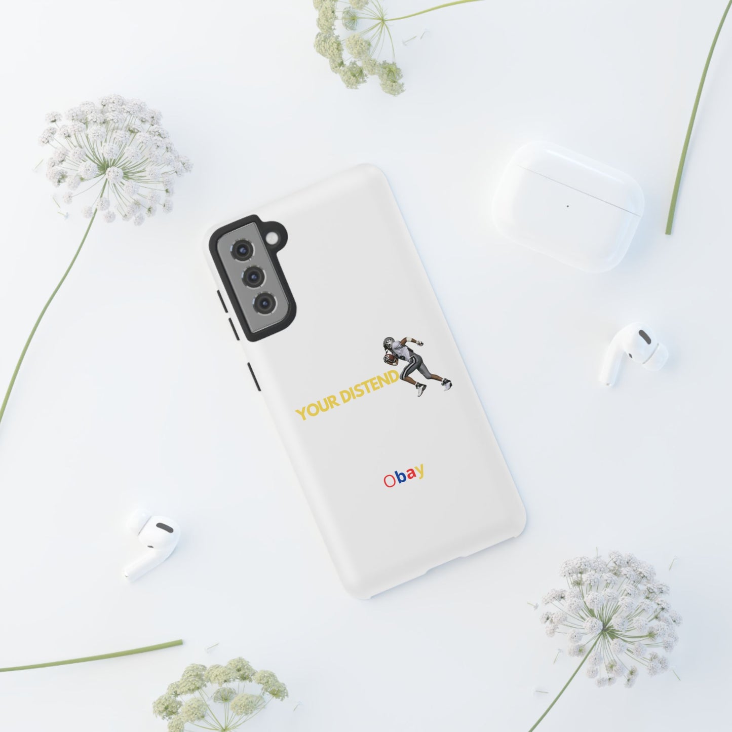 Athlete’s Edge Customizable Tough Phone Case - Durable Sports Design for iPhone/Samsung, Perfect Personalized Gift for Sports Lovers