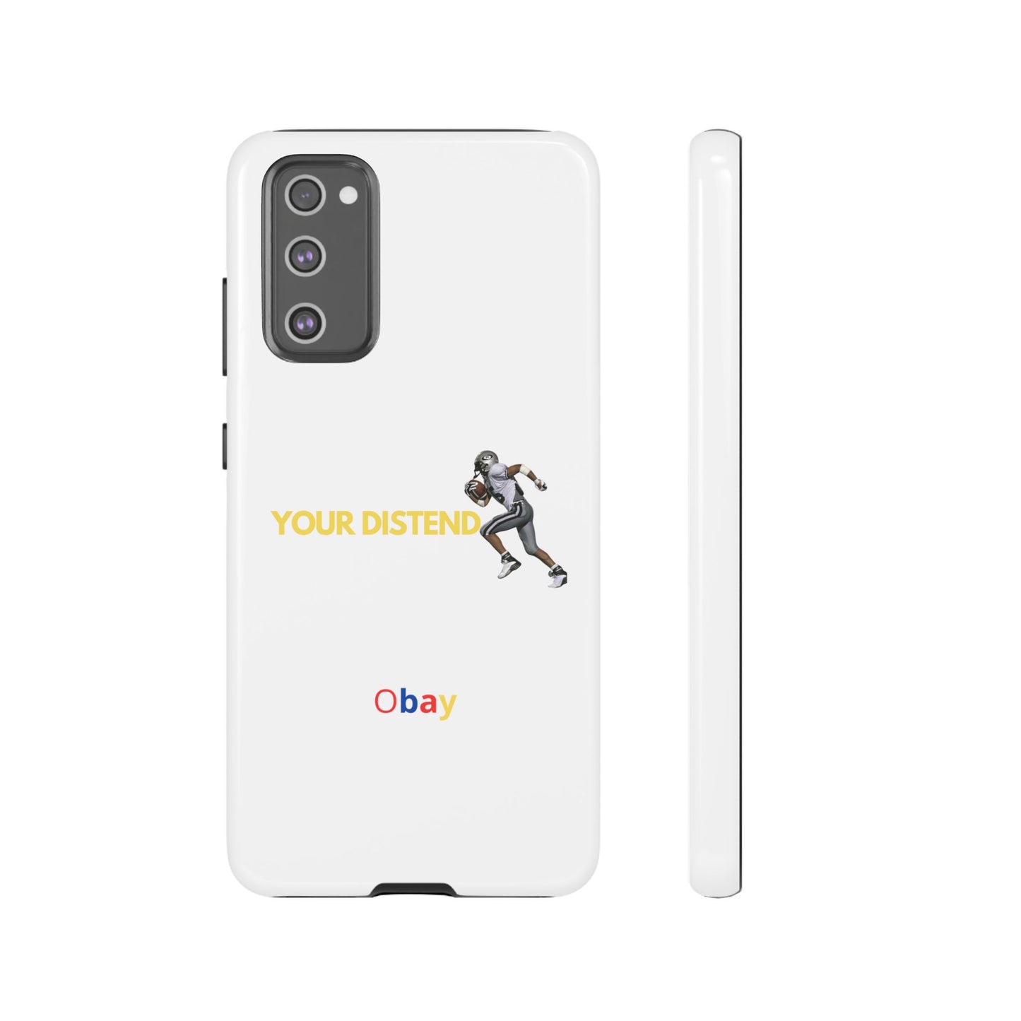 Athlete’s Edge Customizable Tough Phone Case - Durable Sports Design for iPhone/Samsung, Perfect Personalized Gift for Sports Lovers