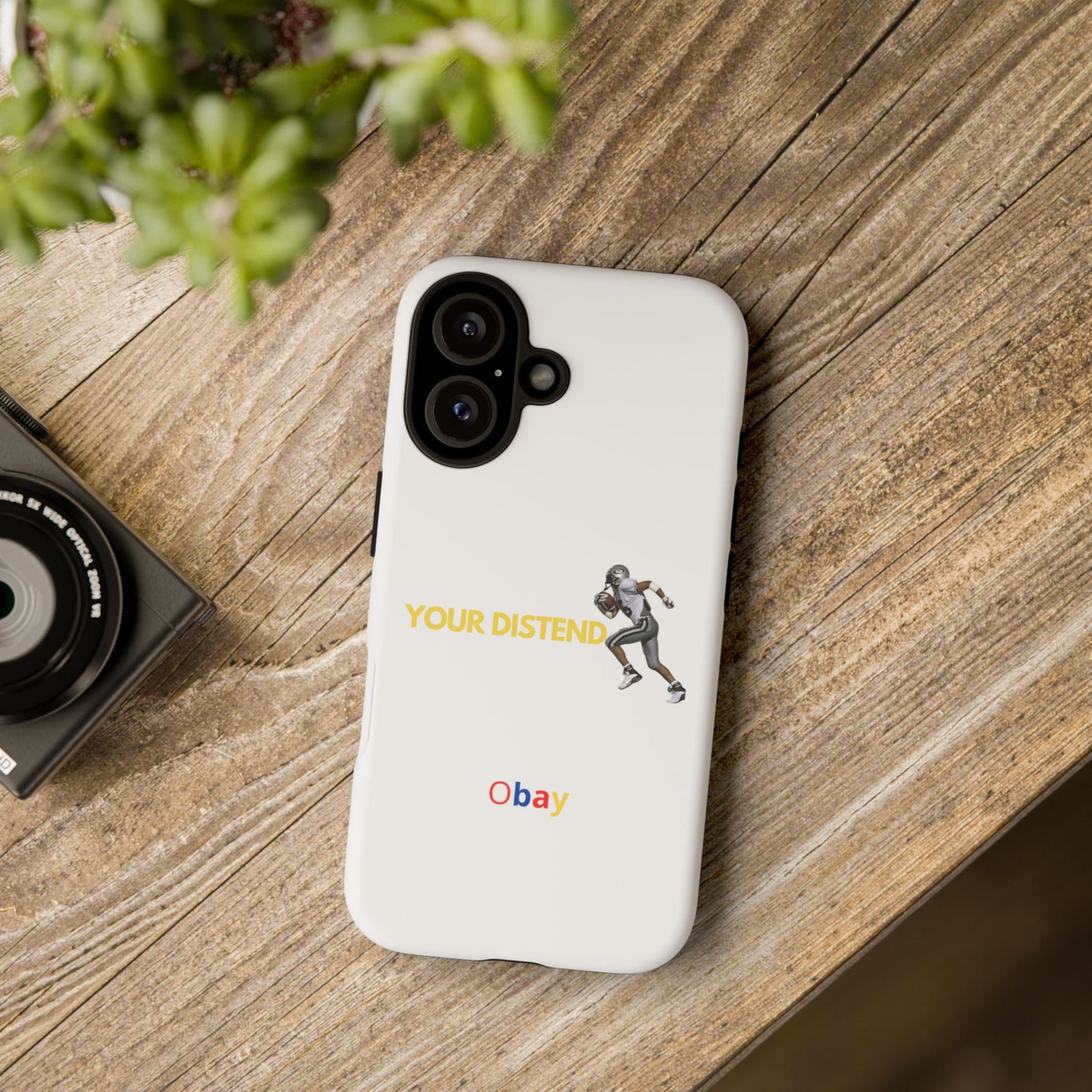 Athlete’s Edge Customizable Tough Phone Case - Durable Sports Design for iPhone/Samsung, Perfect Personalized Gift for Sports Lovers