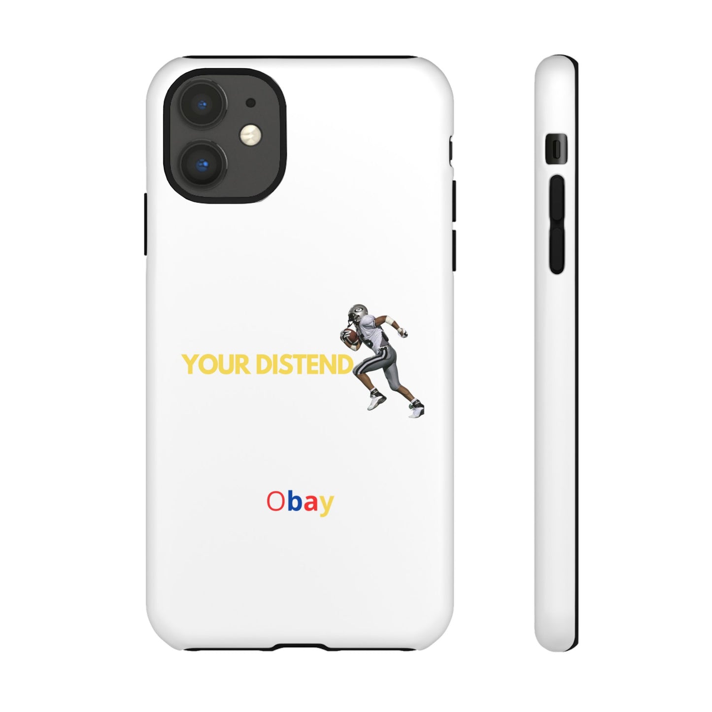 Athlete’s Edge Customizable Tough Phone Case - Durable Sports Design for iPhone/Samsung, Perfect Personalized Gift for Sports Lovers
